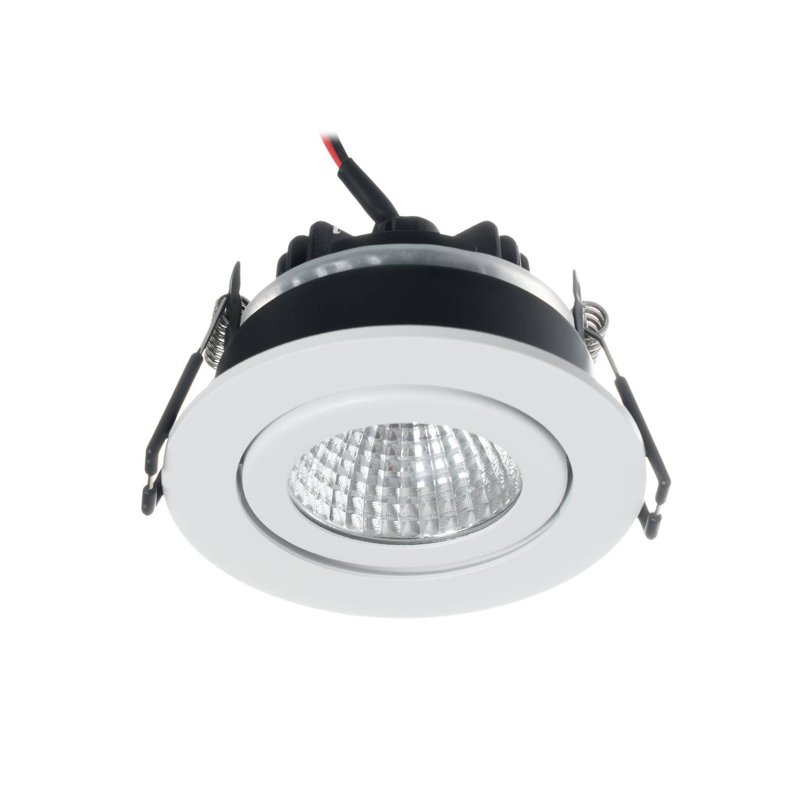 Arcchio LED downlight Jyra, biały, 3000K