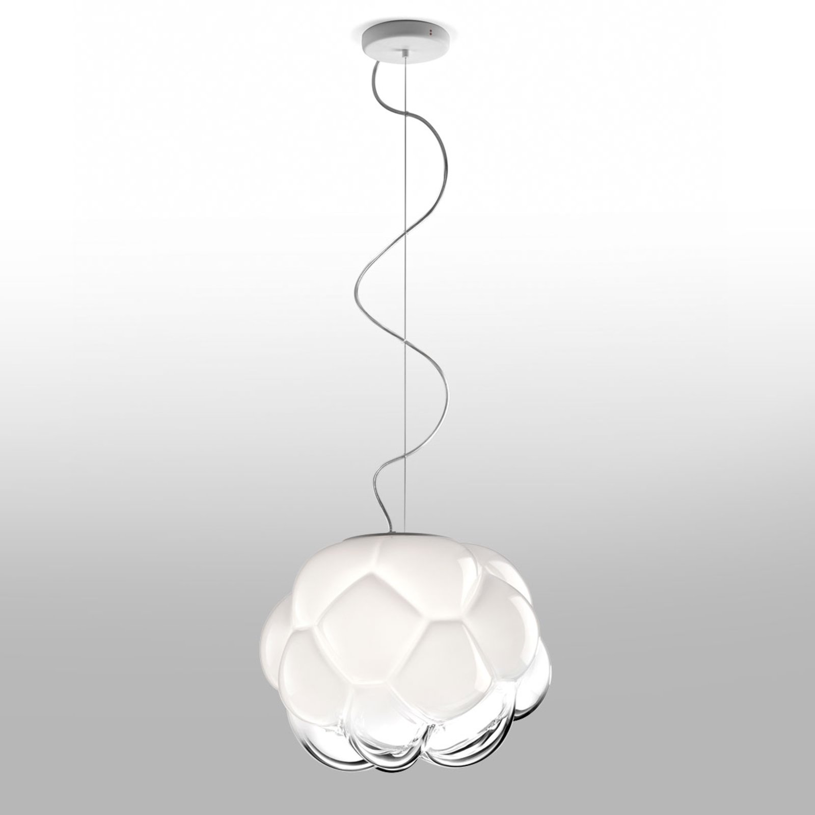 Molnformad LED-hänglampa Cloudy, 40 cm