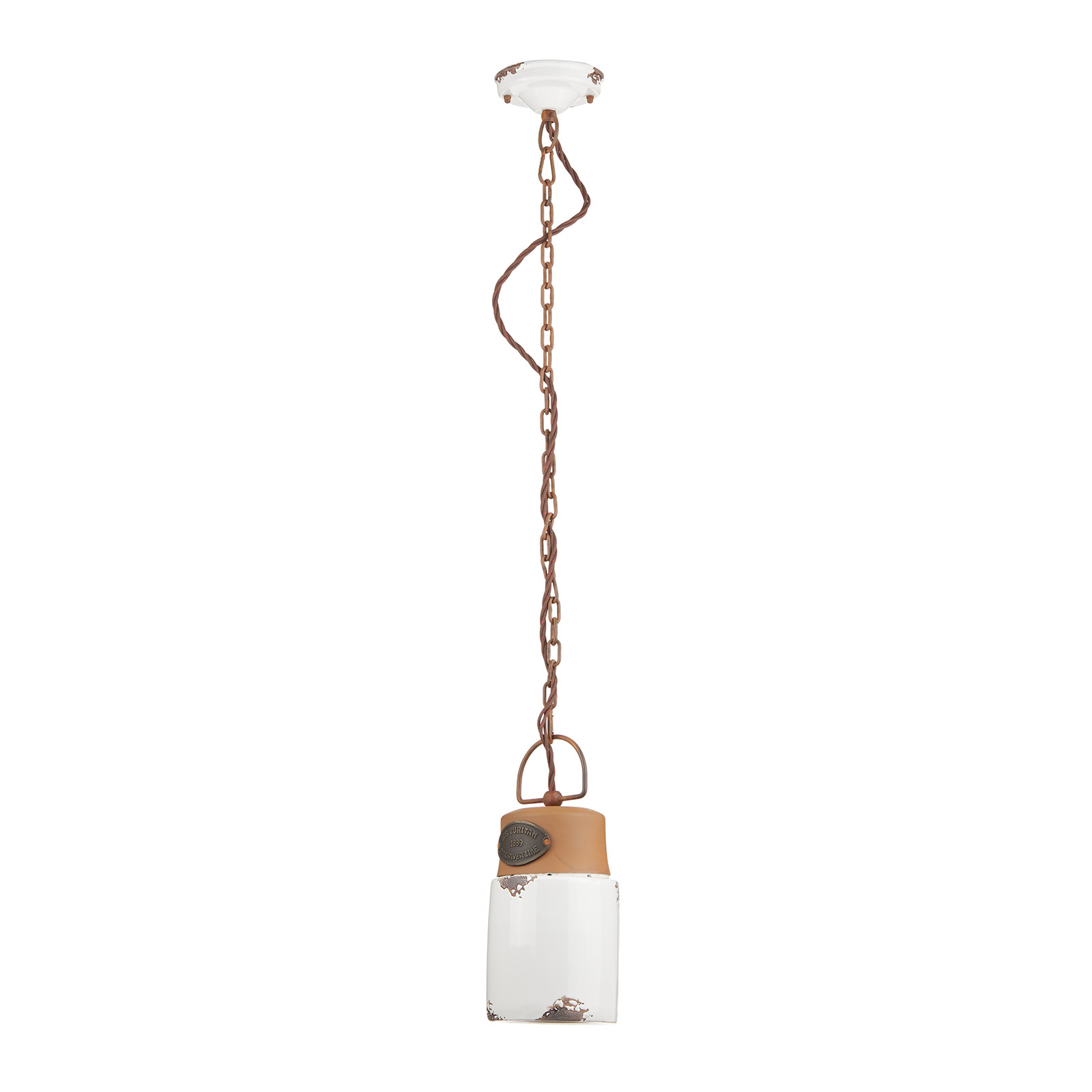C1621 wall light, ceramic and metal