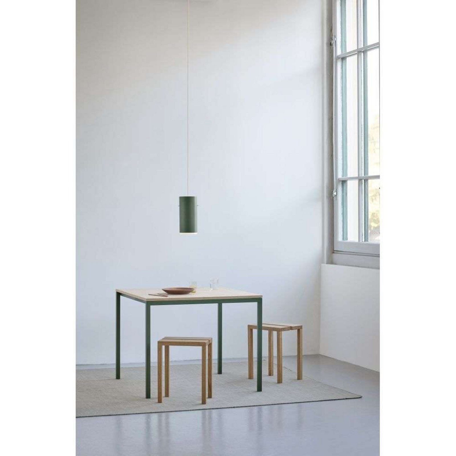 Tube Pendant Large Pine Green - Moebe