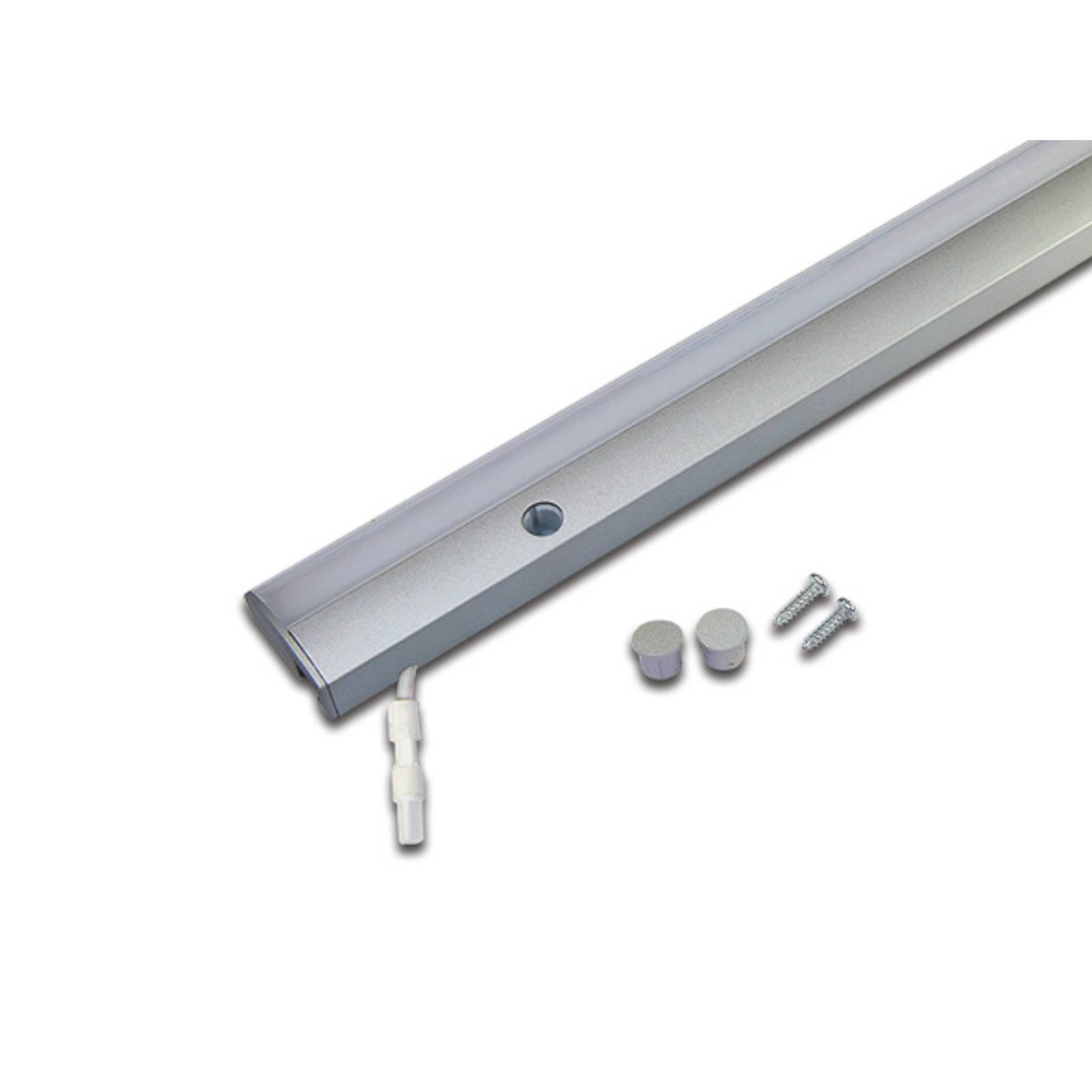 Oprawa podszafkowa LED ModuLite F, aluminium, 90 cm, 4000 K, aluminium