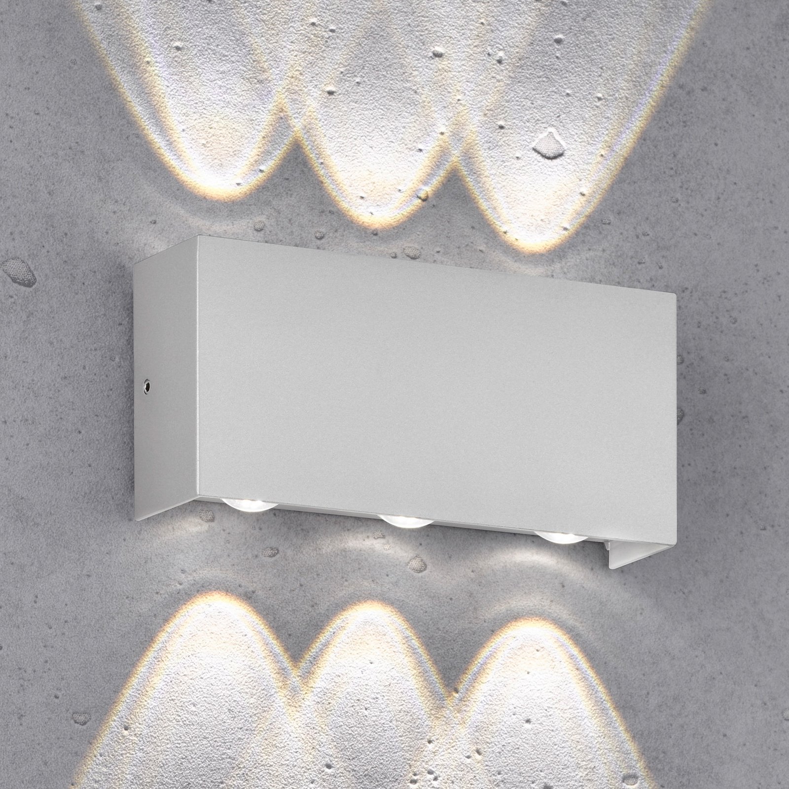LED-Außenwandleuchte Nairobi, sechsflammig