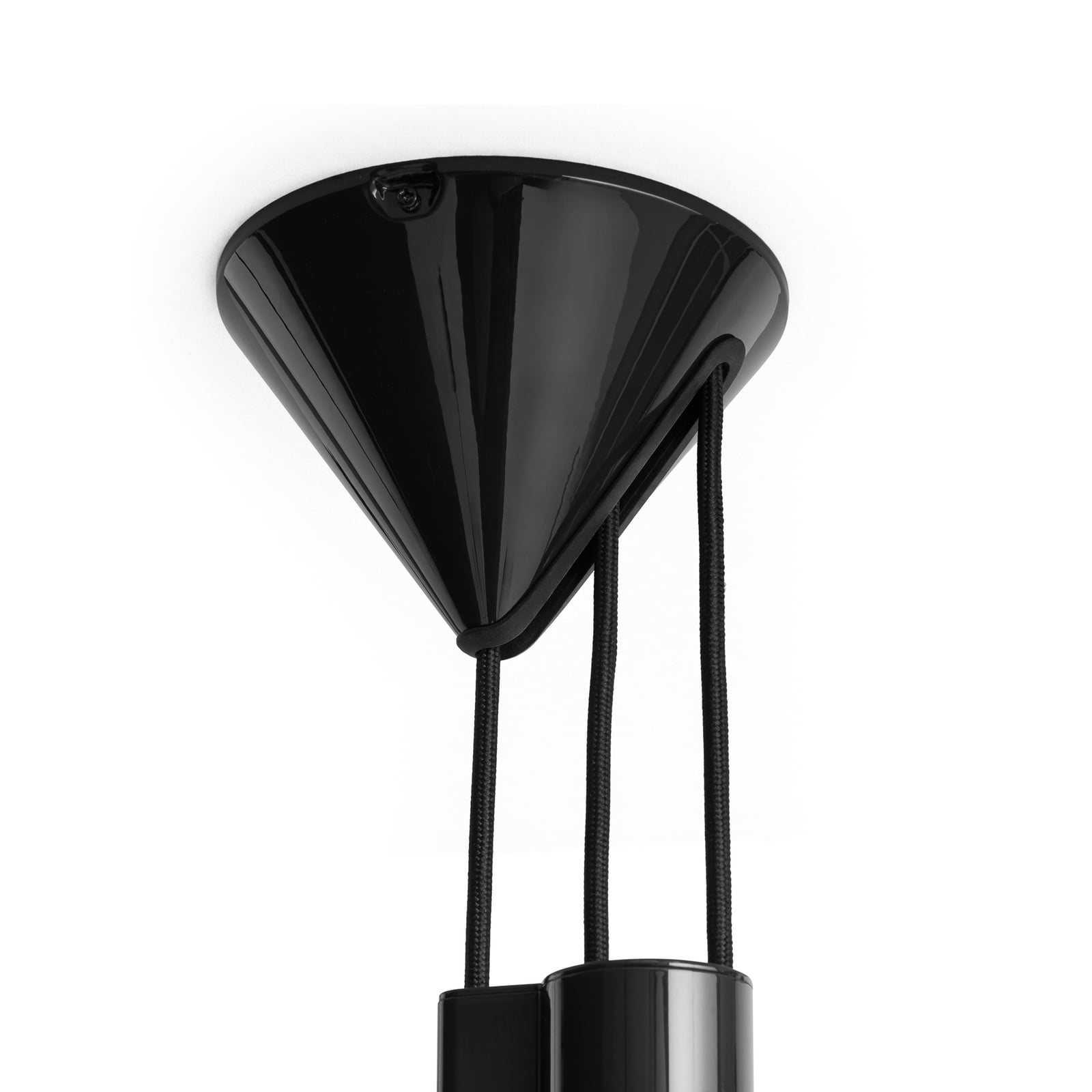 Lámpara colgante Compass, negra, Ø 43 cm, altura regulable - HAY