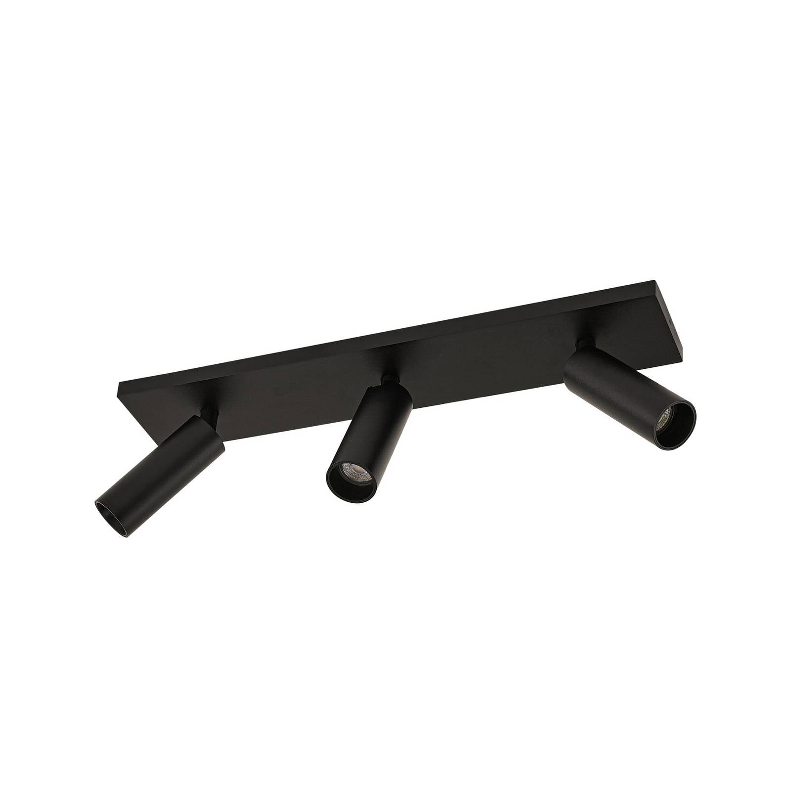 Arcchio Deckenstrahler Brinja Slim, schwarz, 3-flg GU10 MR11