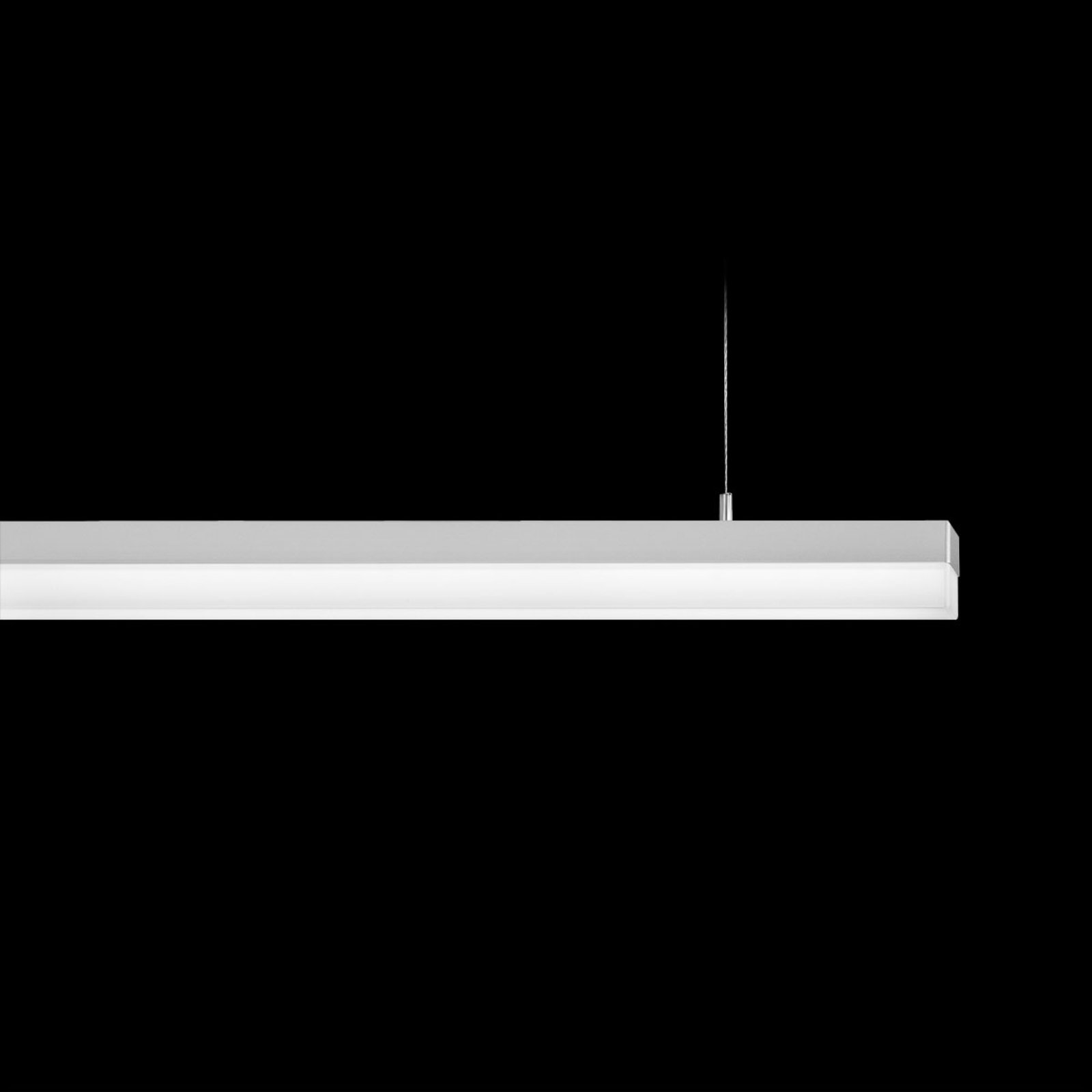 Ribag SPINAled lampă suspendată difuzor opal 150cm