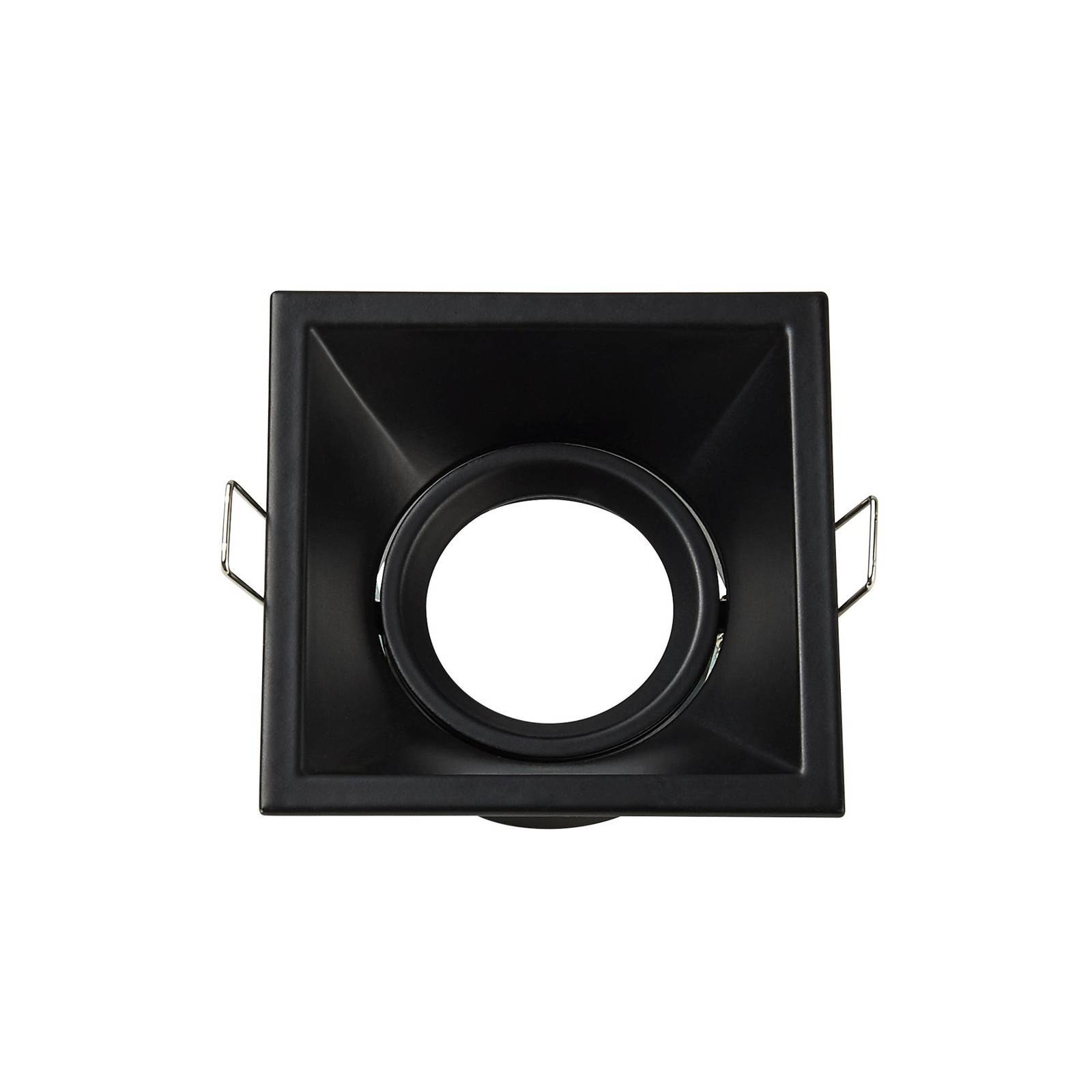 Einbauleuchte Slim Trim Square schwarz 9 x 9 cm Alu GU10