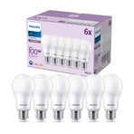 Λαμπτήρας LED Philips E27 13W 1.521lm 4.000K ματ 6pcs