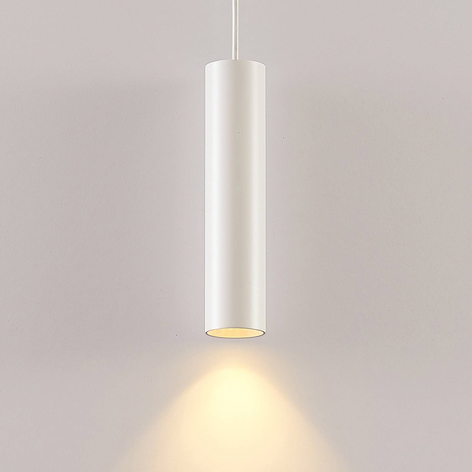 Arcchio Ejona lampa wisząca, wysokość 27 cm, biała
