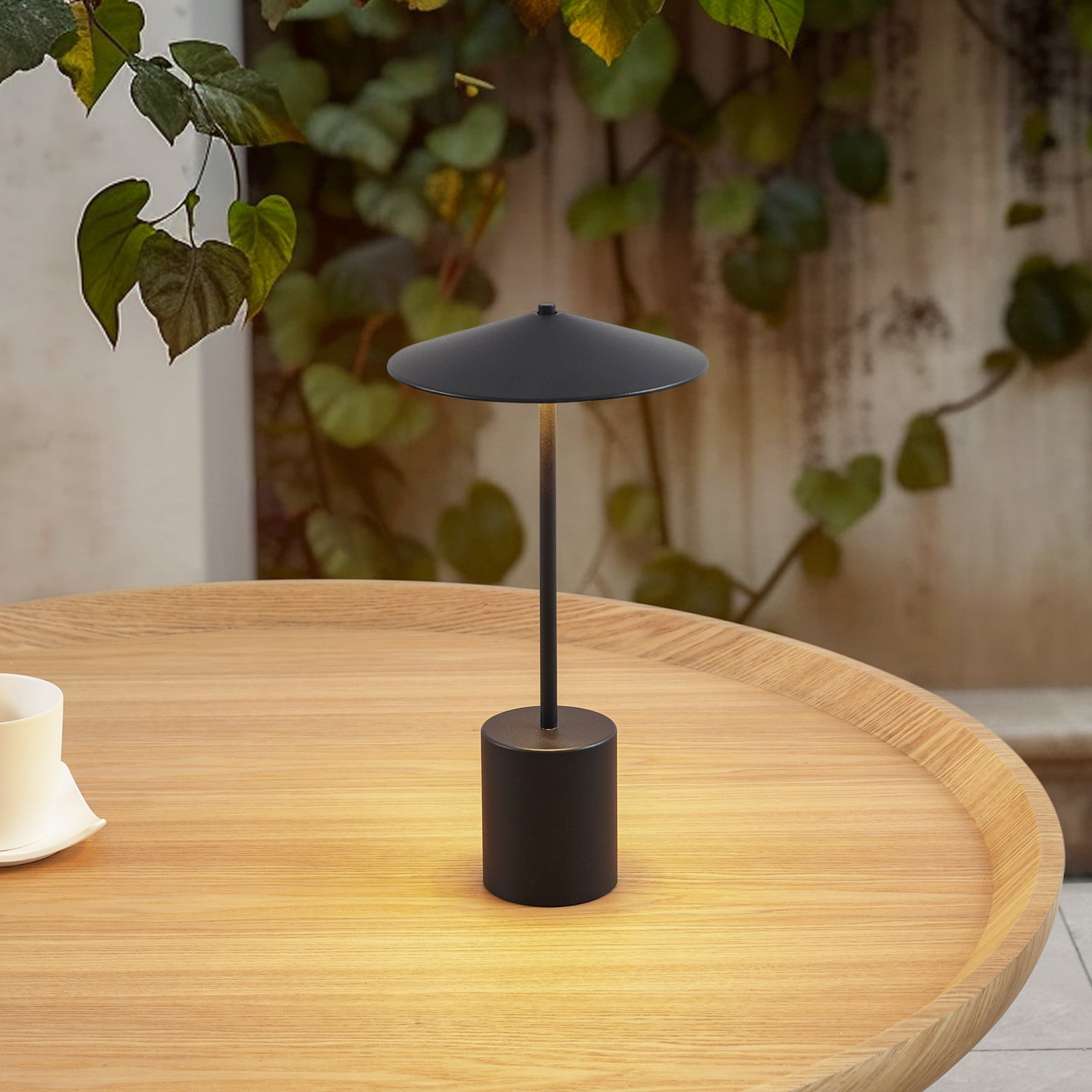 Ayva LED Portable Table Lamp IP44 Black - Lindby