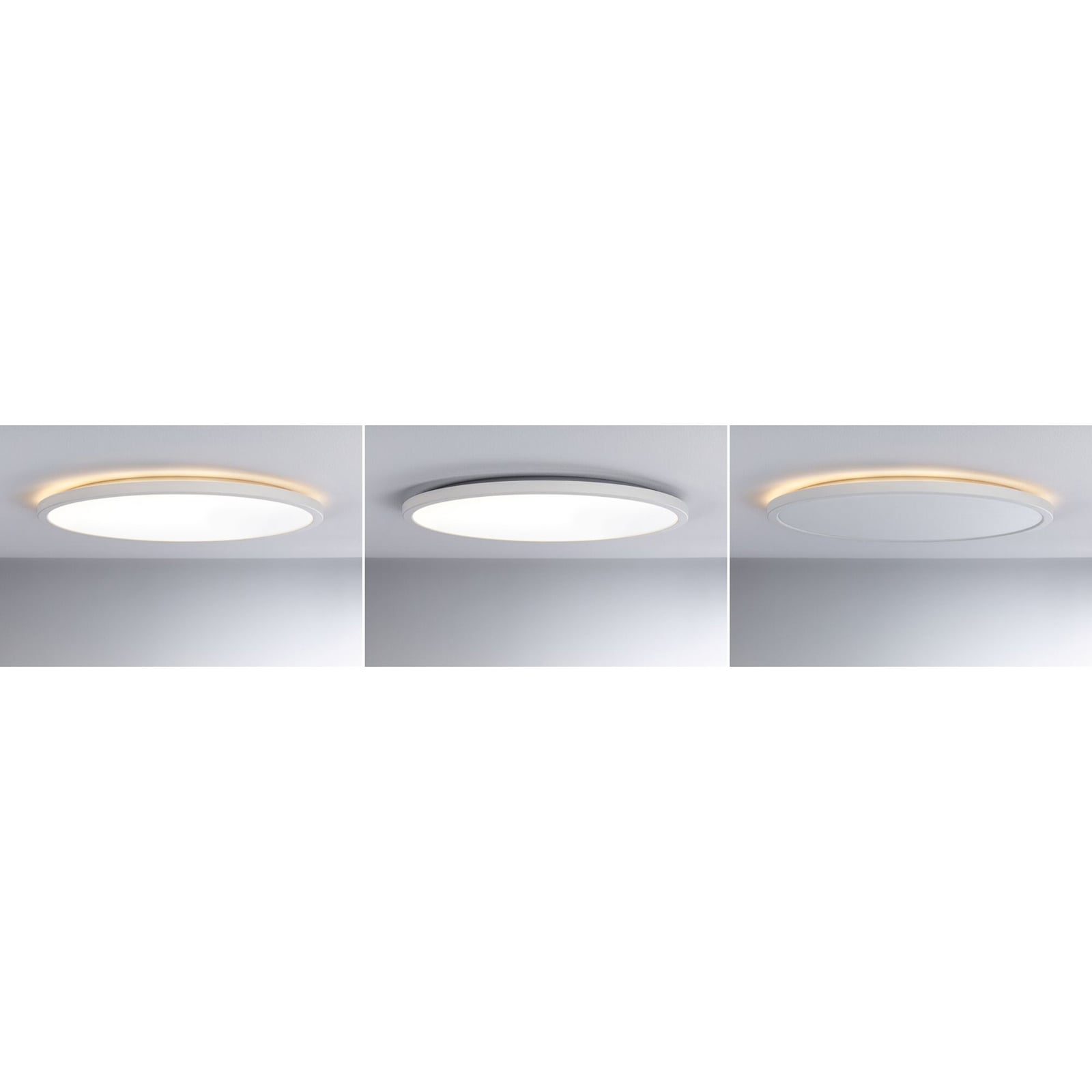 Paulmann LED-panel Atria Shine, Ø 40 cm, hvid, IP20, 3000 K, tænd/sluk Paulmann LED-panel Atria Shine, Ø 40 cm, hvid, IP20, 3000 K, tænd/sluk