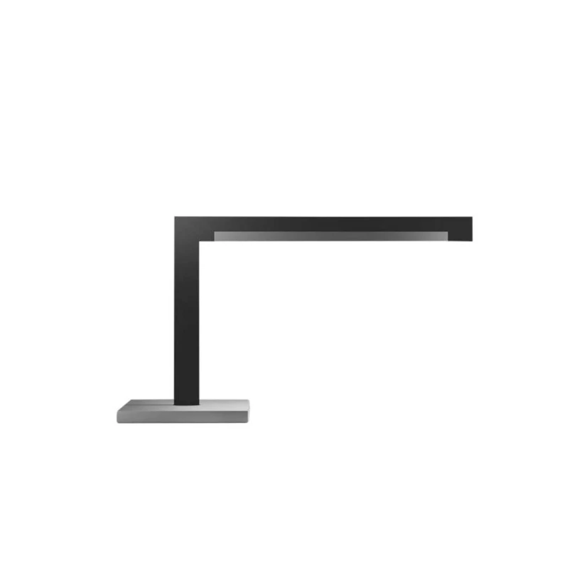 Inlay T2 Linear Lampe de Table Satin Matt Black/Satin Silver - Light-Point