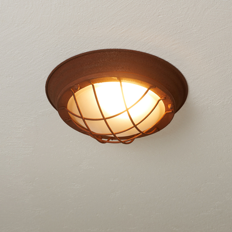 Rustykalna lampa sufitowa Typhoon