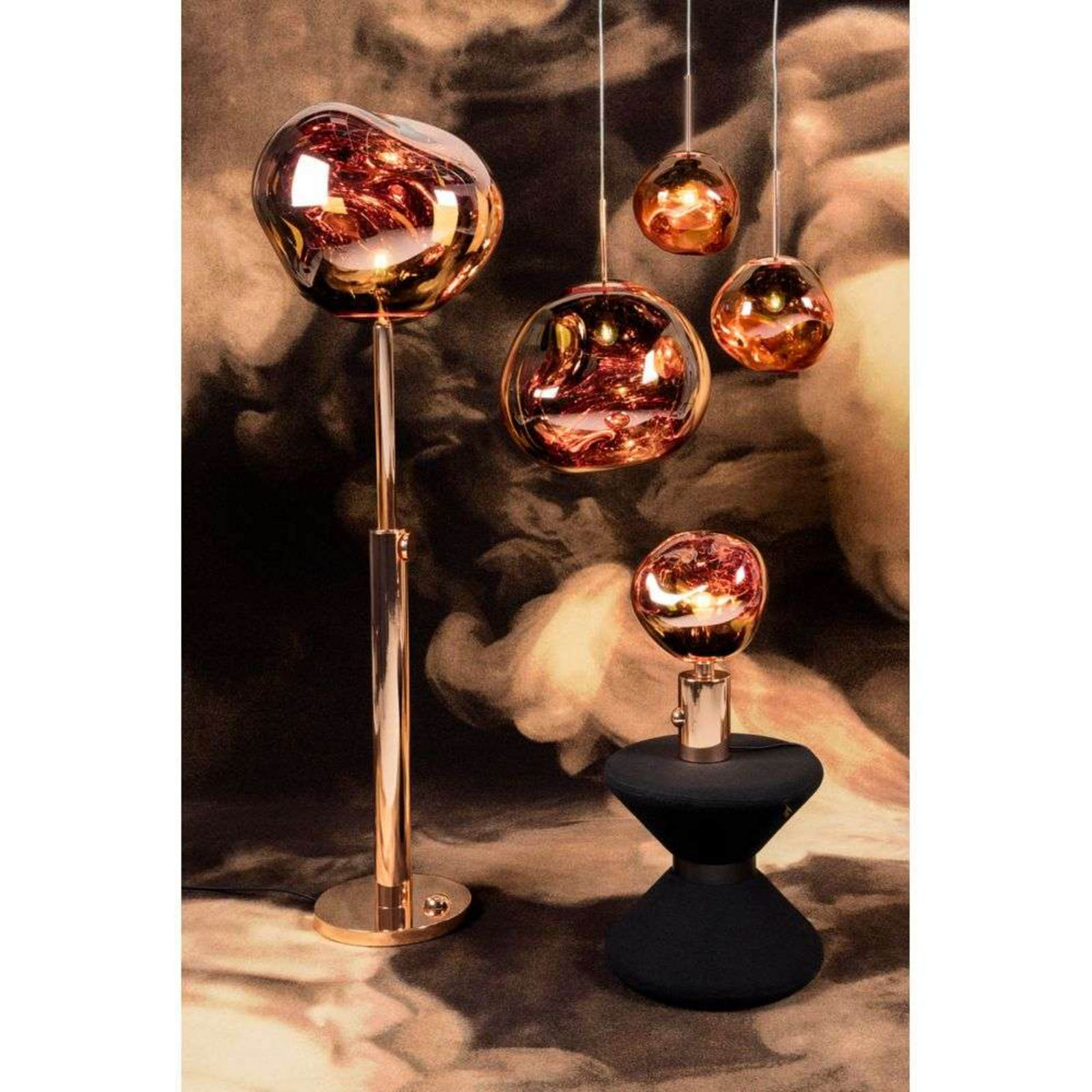 Melt Asztali Lámpa Copper - Tom Dixon