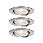 Lámpara empotrable Paulmann NOVA, de hierro, Ø 9 cm, orientable, atenuable,
