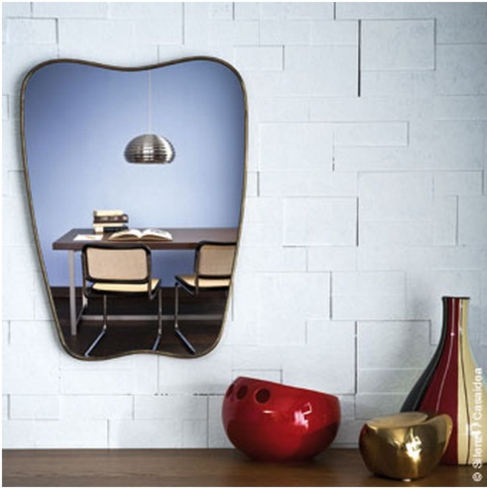 Spl&uuml;gen Br&auml;u Taklampa FLOS - Vardagsrum - Aluminium