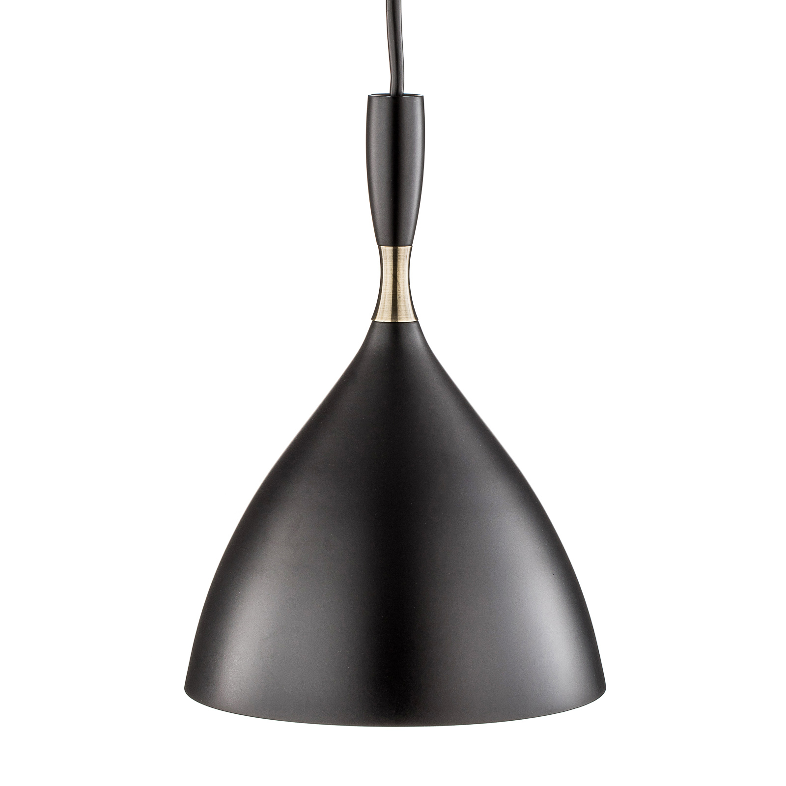 Black designer pendant light Dokka Lights.co.uk