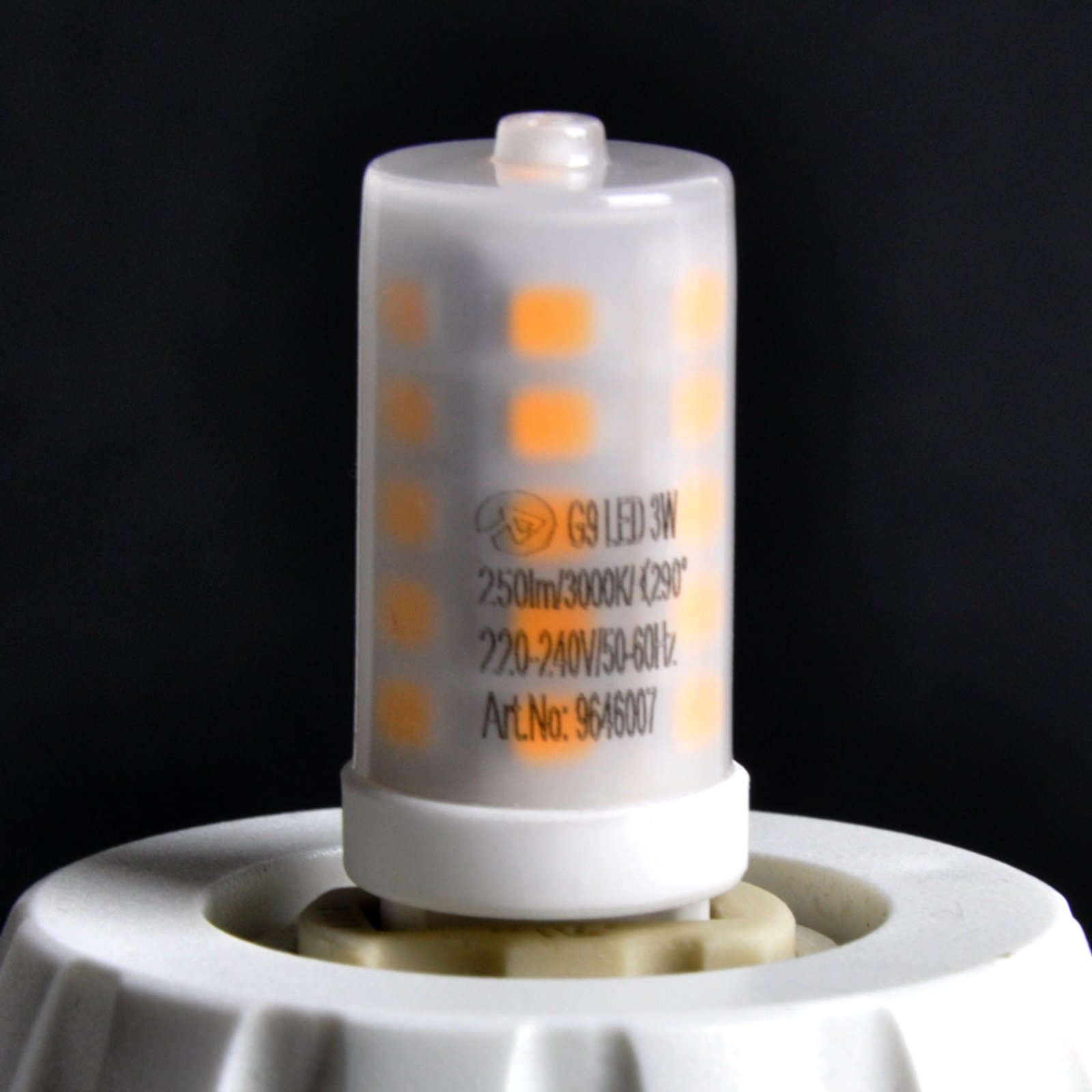 Bulb LED 3W (250lm) 3000K Dimmable G9 - Lindby
