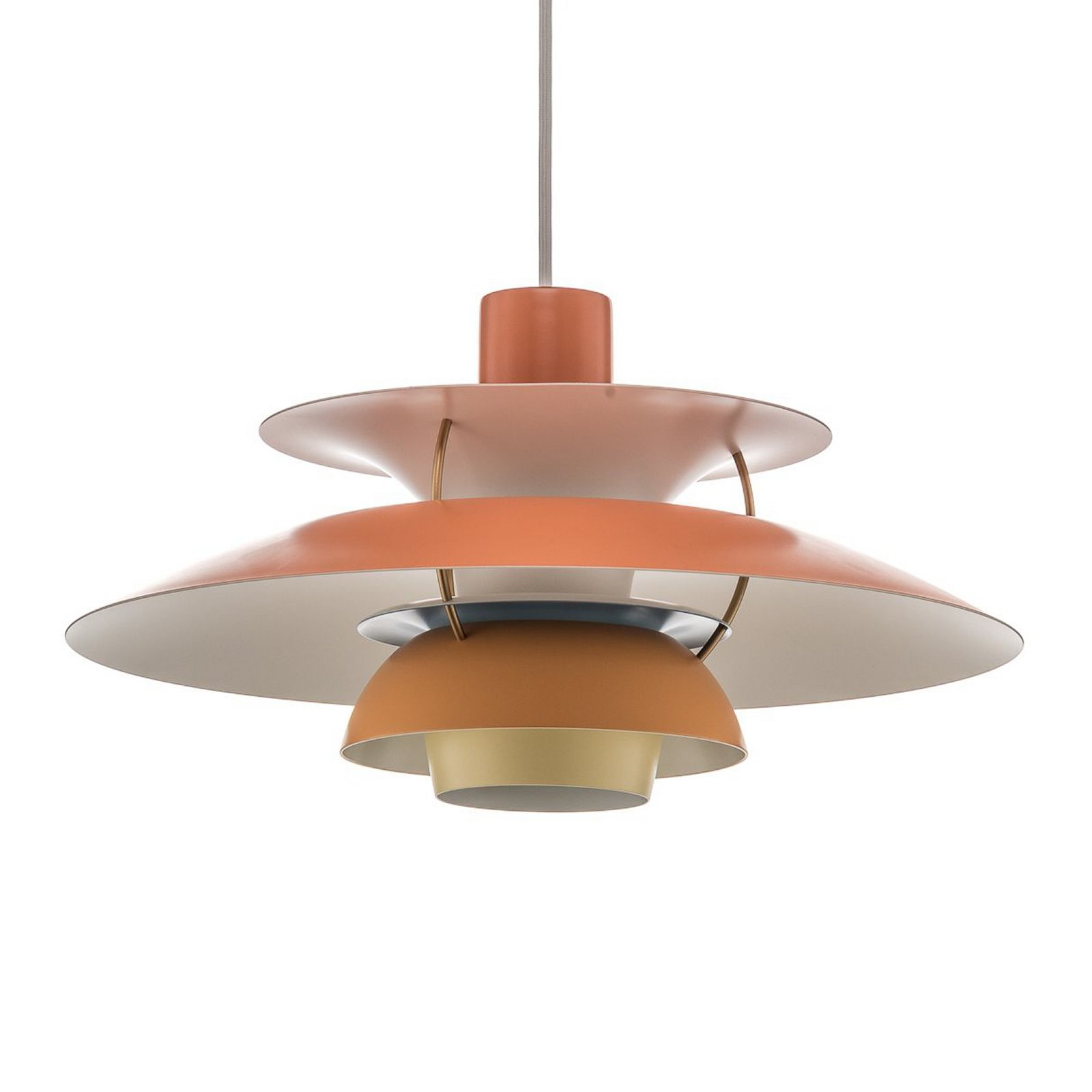 PH 5 Pendelleuchte Farben Von Orange - Louis Poulsen