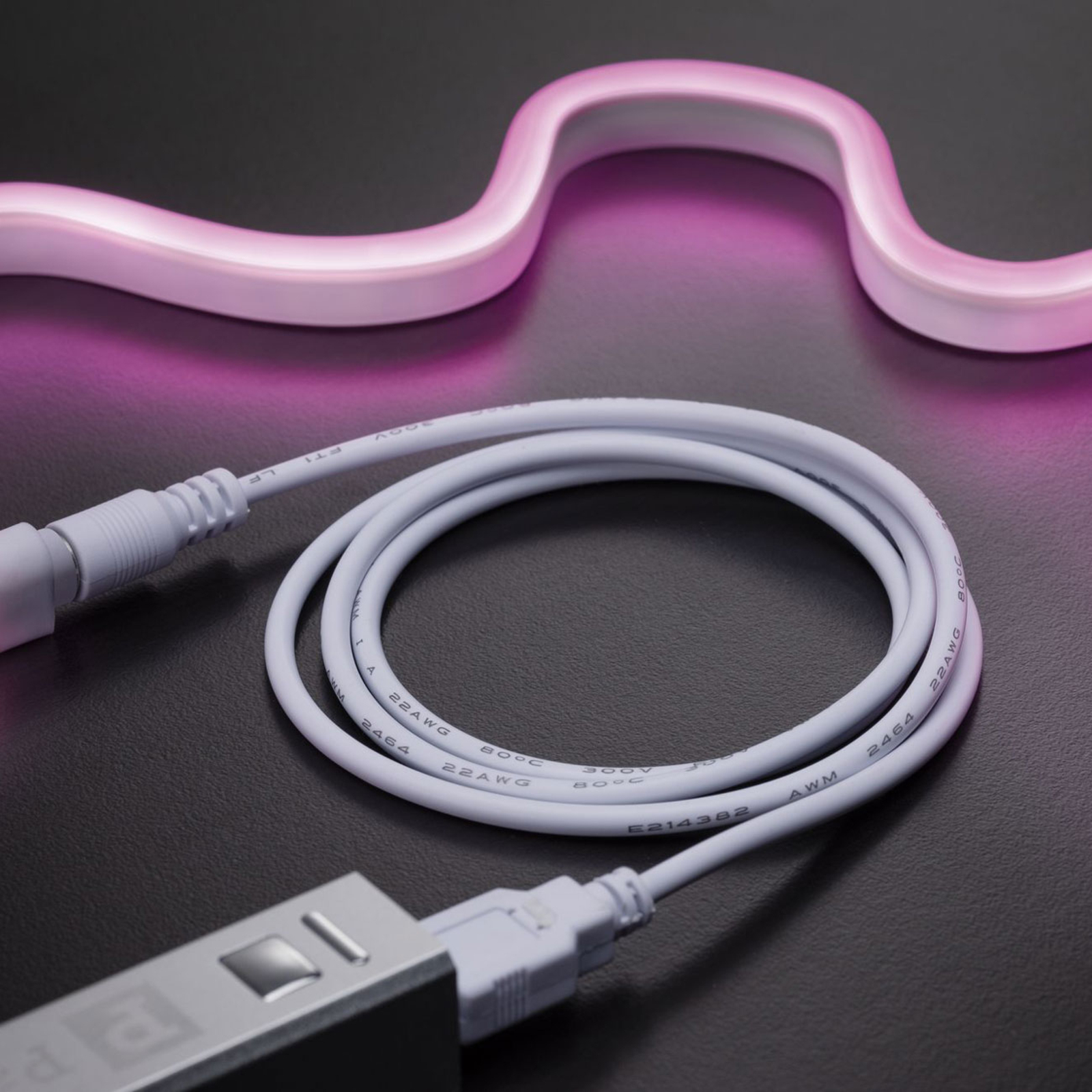 Paulmann LED-лента Neon Colorflex USB 1 м розов