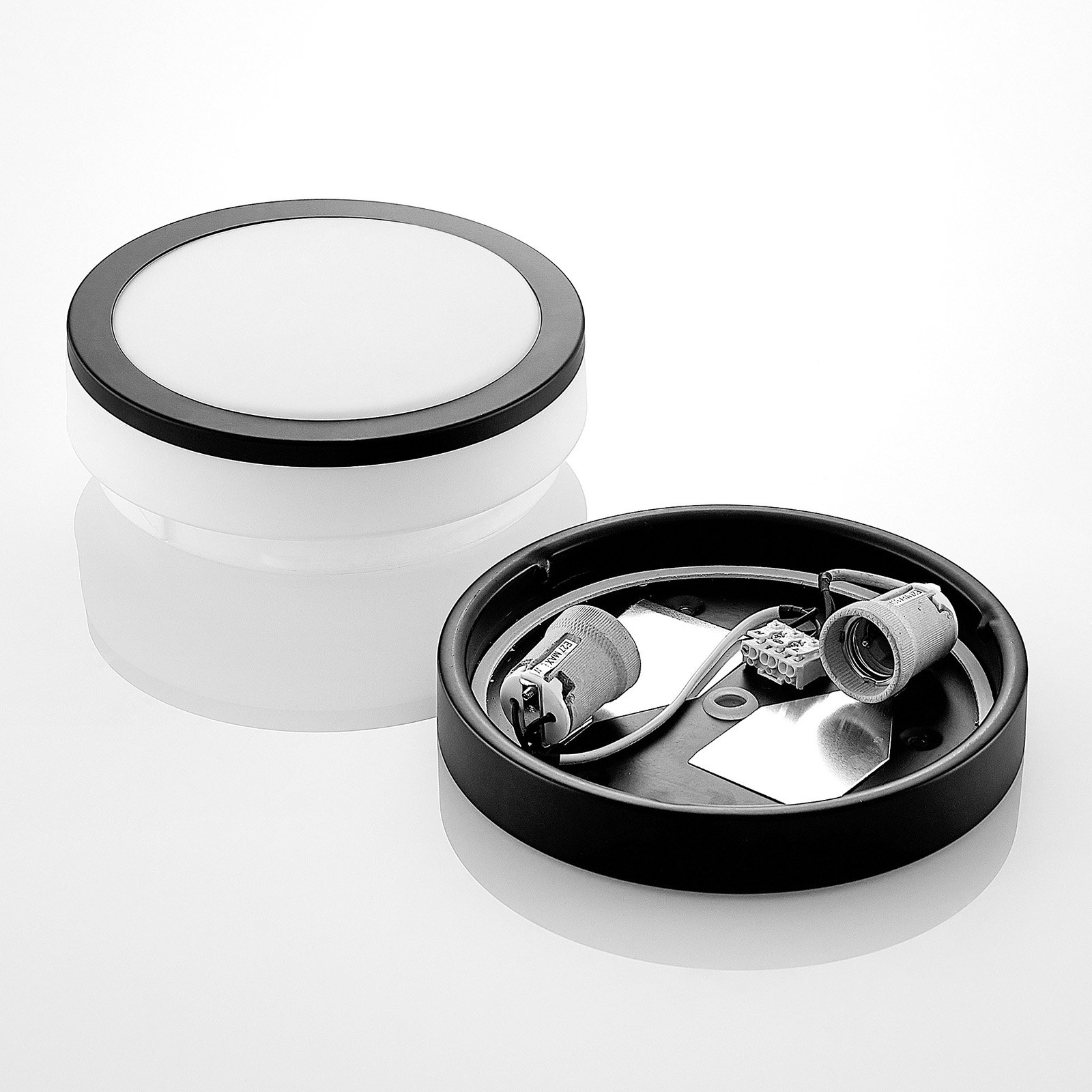 Flavi Plafonnier Ø23 Black/White - Lindby
