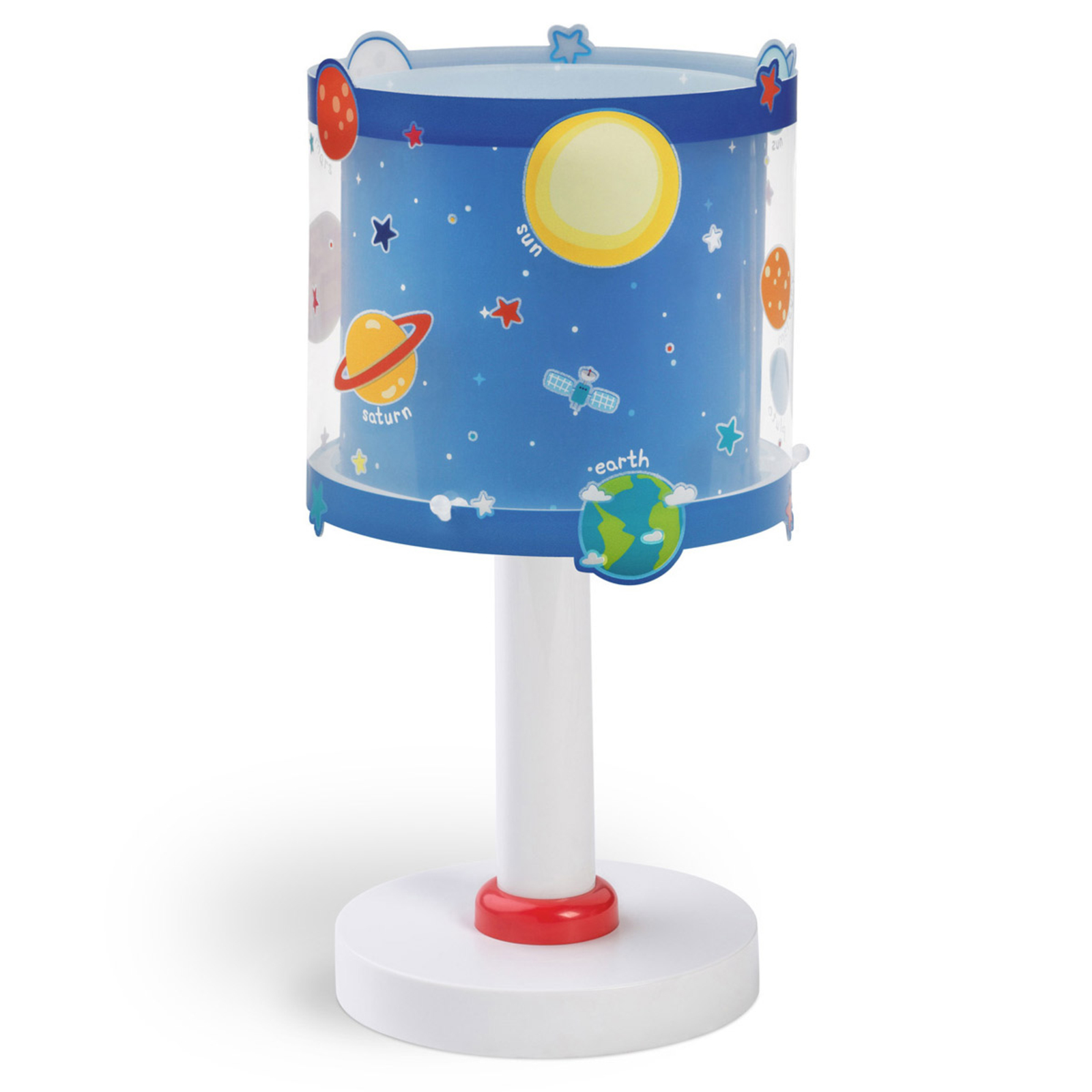 Dalber Planets table lamp, colourful