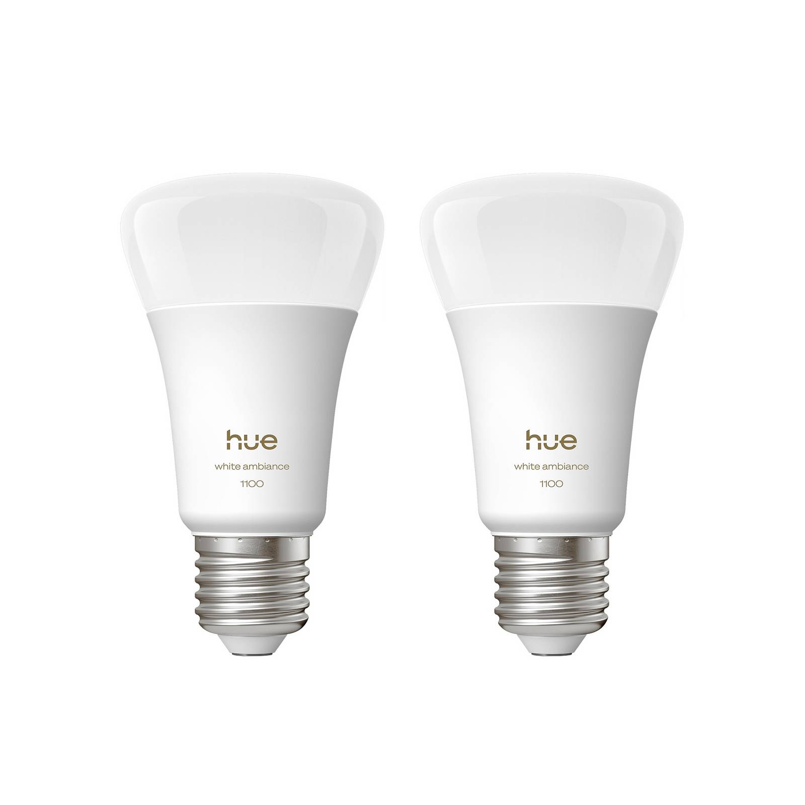 Philips Hue White Ambiance Smart E27 LED 8,1W 1100lm CCT 2er