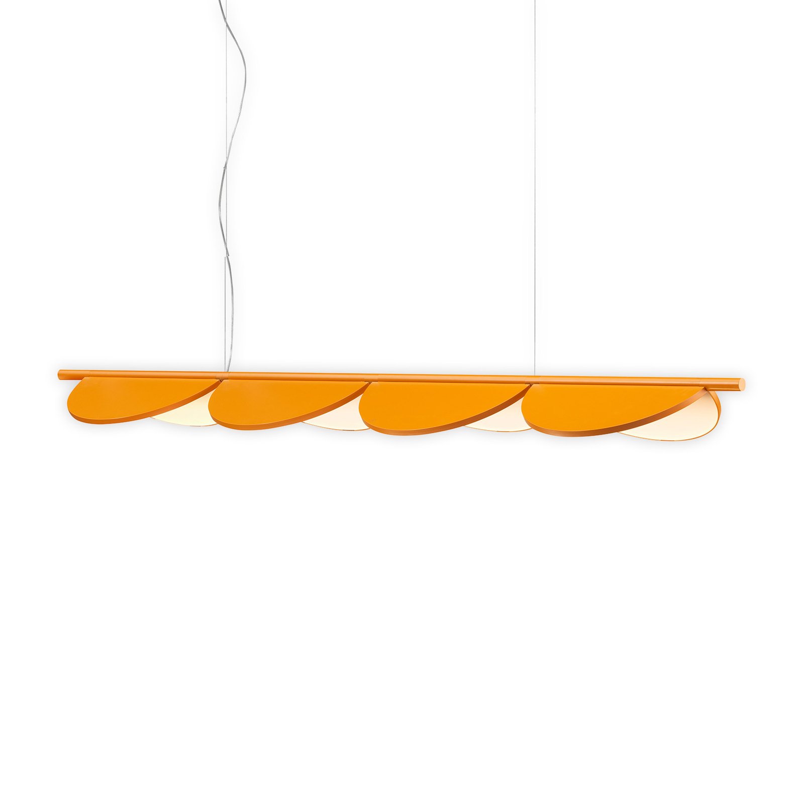 FLOS Almendra Linear LED hanging light, four-bulb