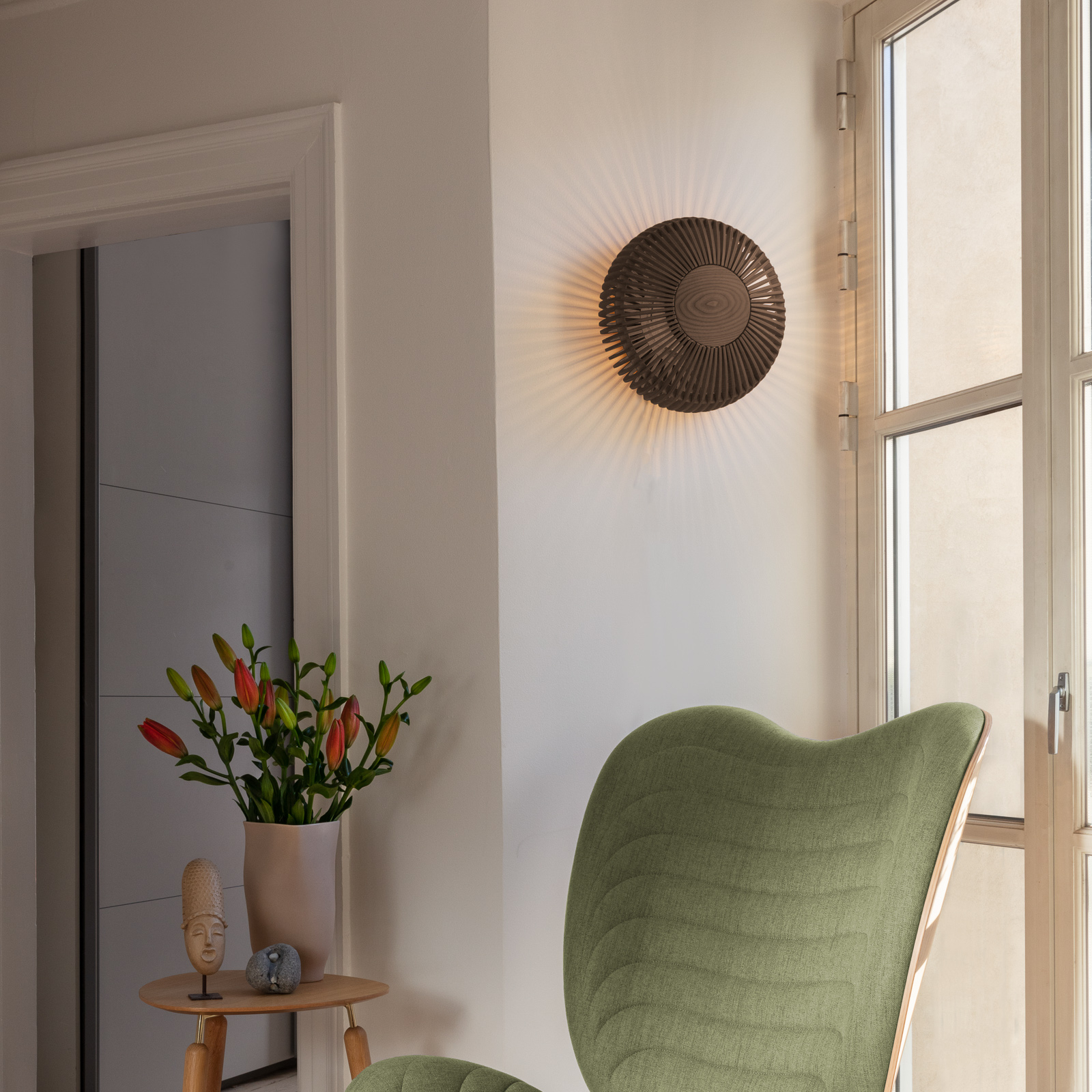 UMAGE Clava up Wandleuchte aus Holzlamellen kaufen | Lampenwelt.de