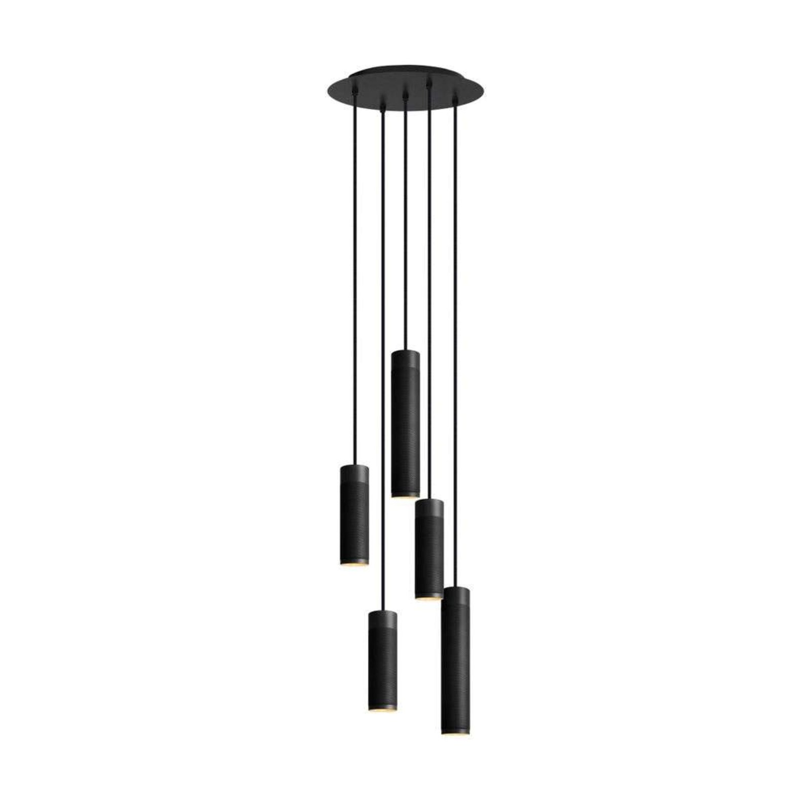 Patrone Cluster 5 Lustră Pendul Negru Bronzed Alamă - Thorup Copenhagen