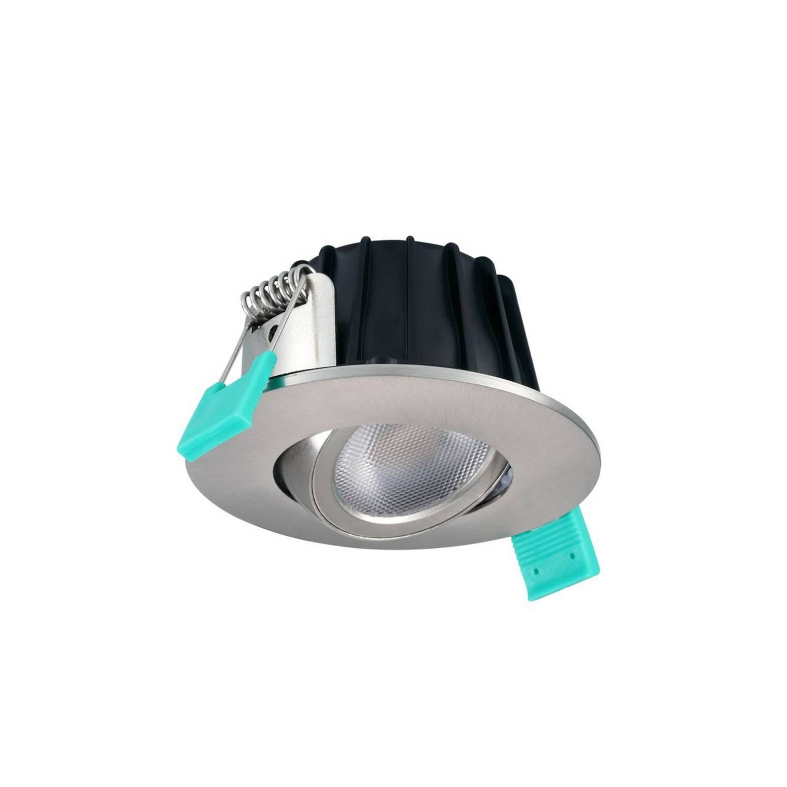 Sylvania Einbauleuchte Obico 68, chrom, IP65, CCT, dimmbar