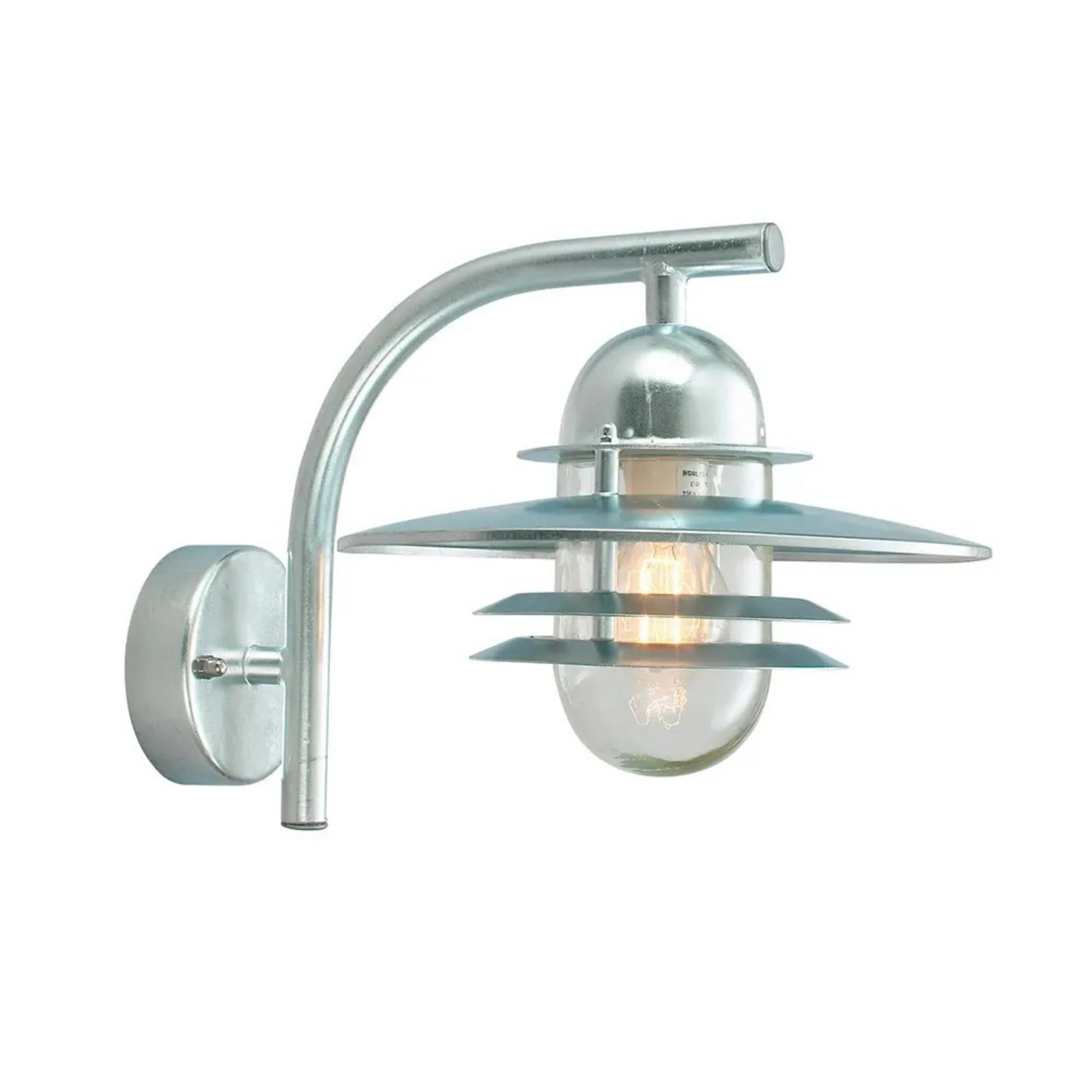 Oslo Outdoor Wall Lamp Galvanised - Norlys