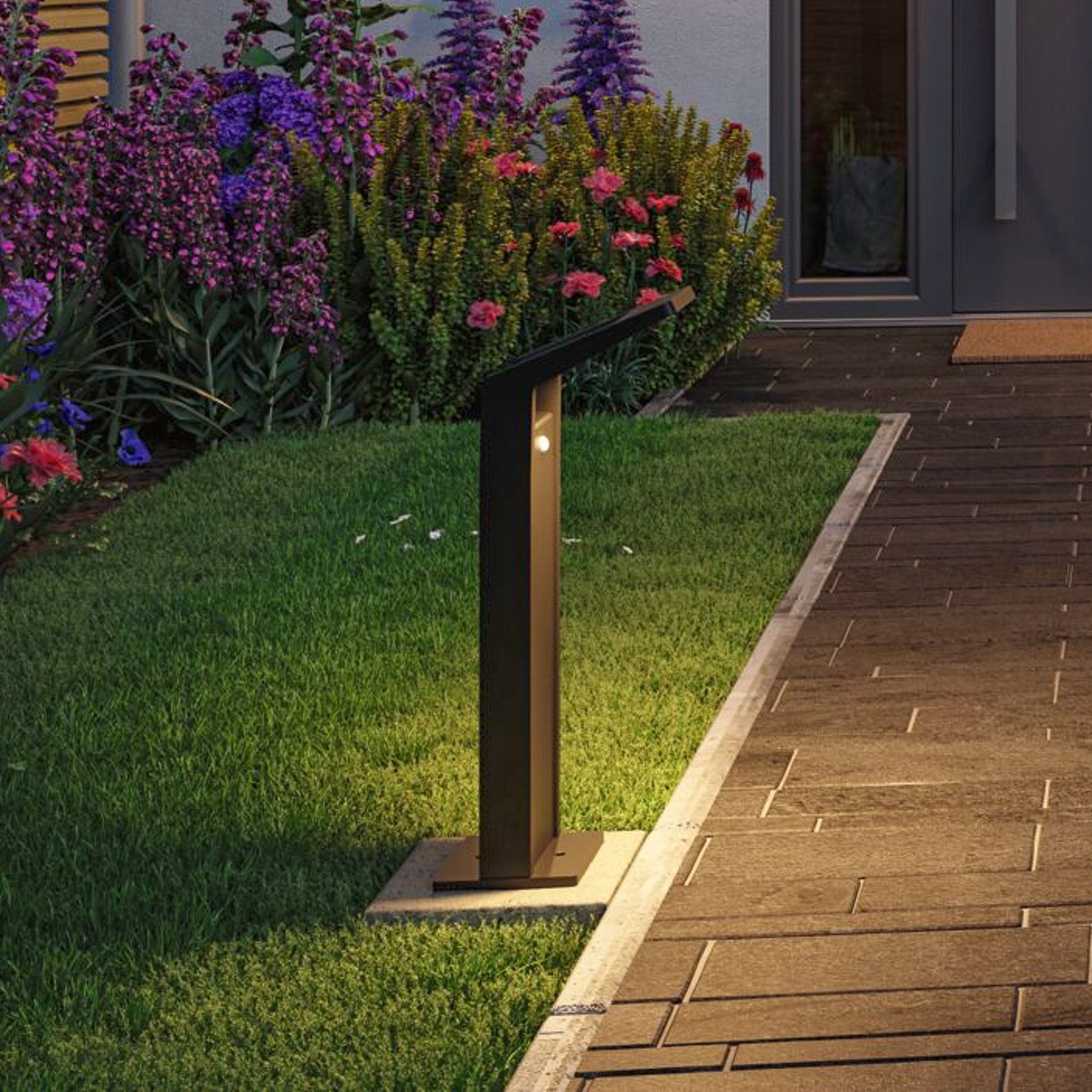 Juntea Outdoor Bollard w/Sensor 11W SWR Anthracite - Paulmann