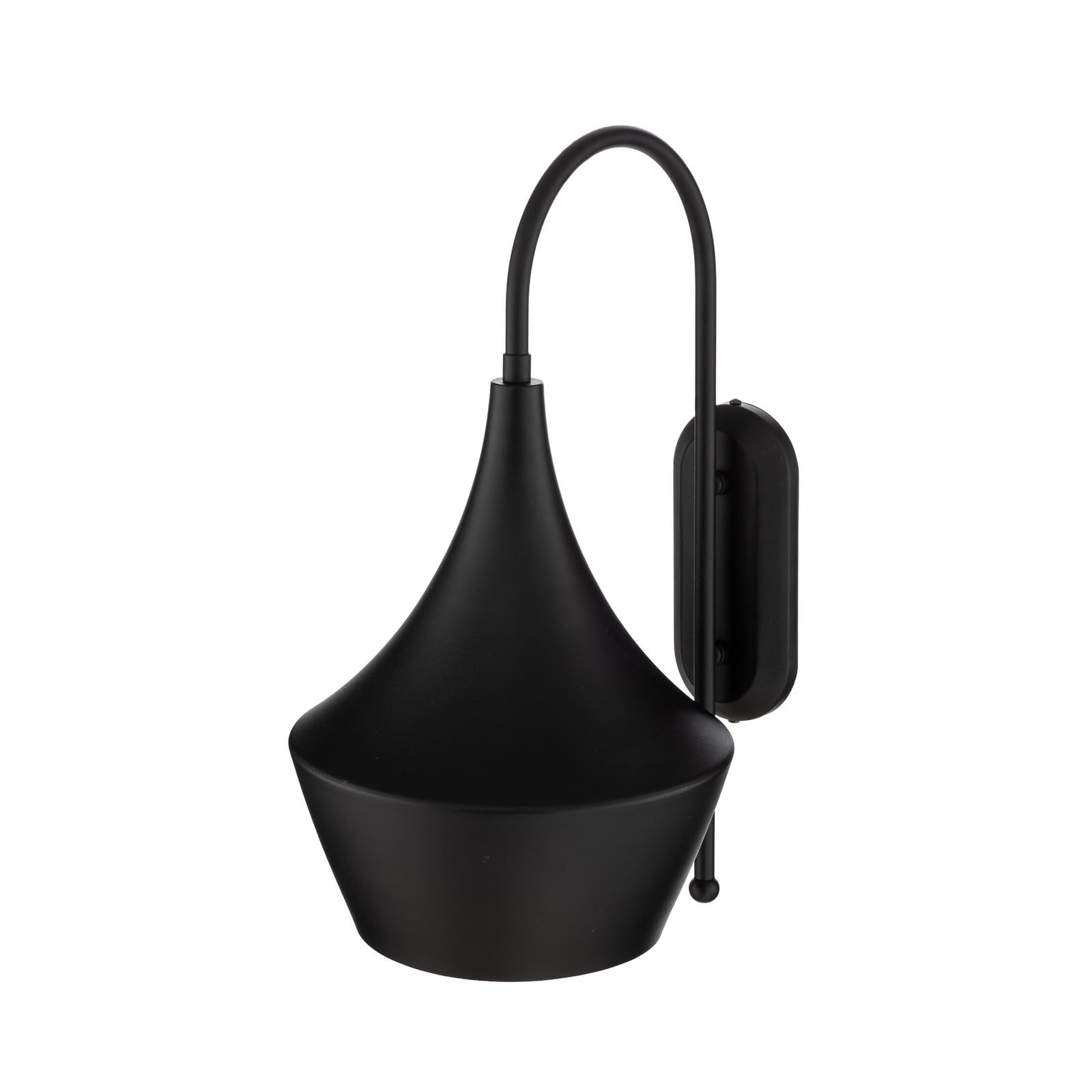 Wandleuchte Olaf, schwarz, Metall, Höhe 48 cm Wandleuchte Olaf, schwarz, Metall, Höhe 48 cm
