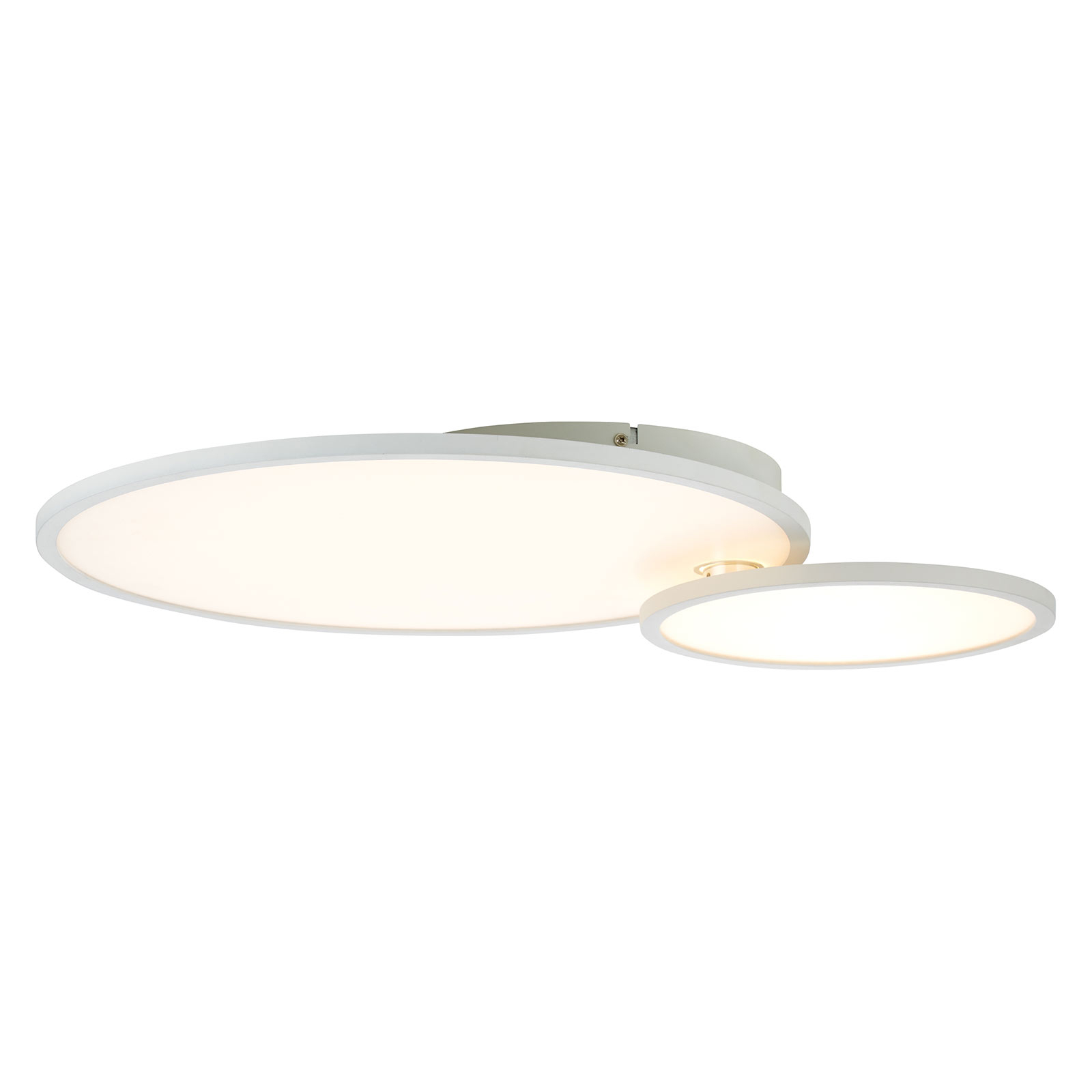 LED plafondlamp Bility, rond, frame wit