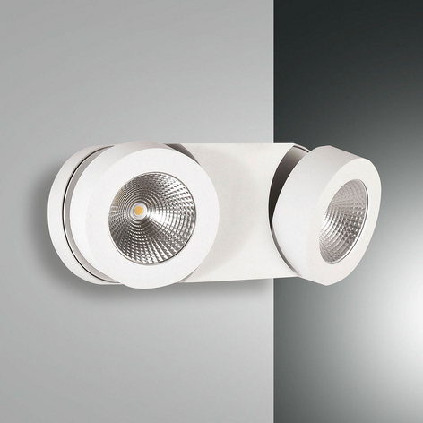 Dimmbare LED-Wandleuchte Hella mit 2 Spots