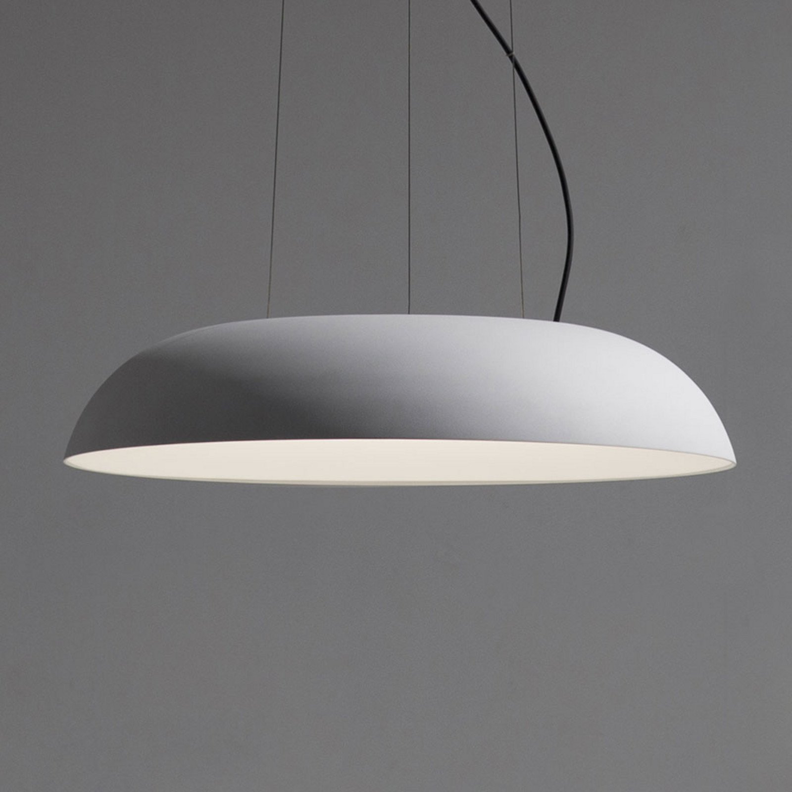 Martinelli Luce Maggiolone pendul 930 85cm alb - Camera de zi / sufragerie - design - alb opal - Metal