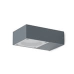 Ideal Lux Außenwandlampe Sirio anthrazit Breite 10 cm Metall