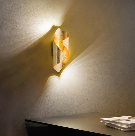 Dreid LED-vegglampe Nevis i metall