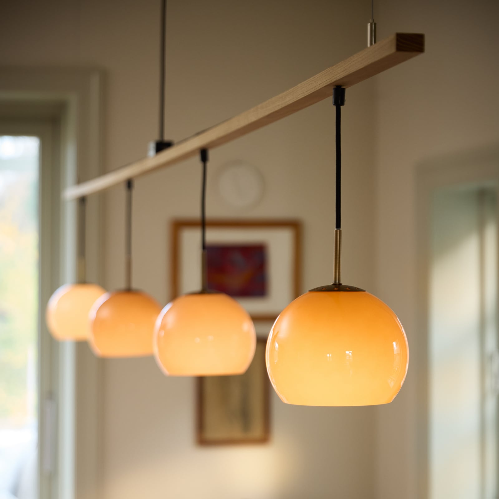 Ball Glass Pendelleuchte Ø18 Sand Grau - Frandsen Ball Glass Pendelleuchte Ø18 Sand Grau - Frandsen