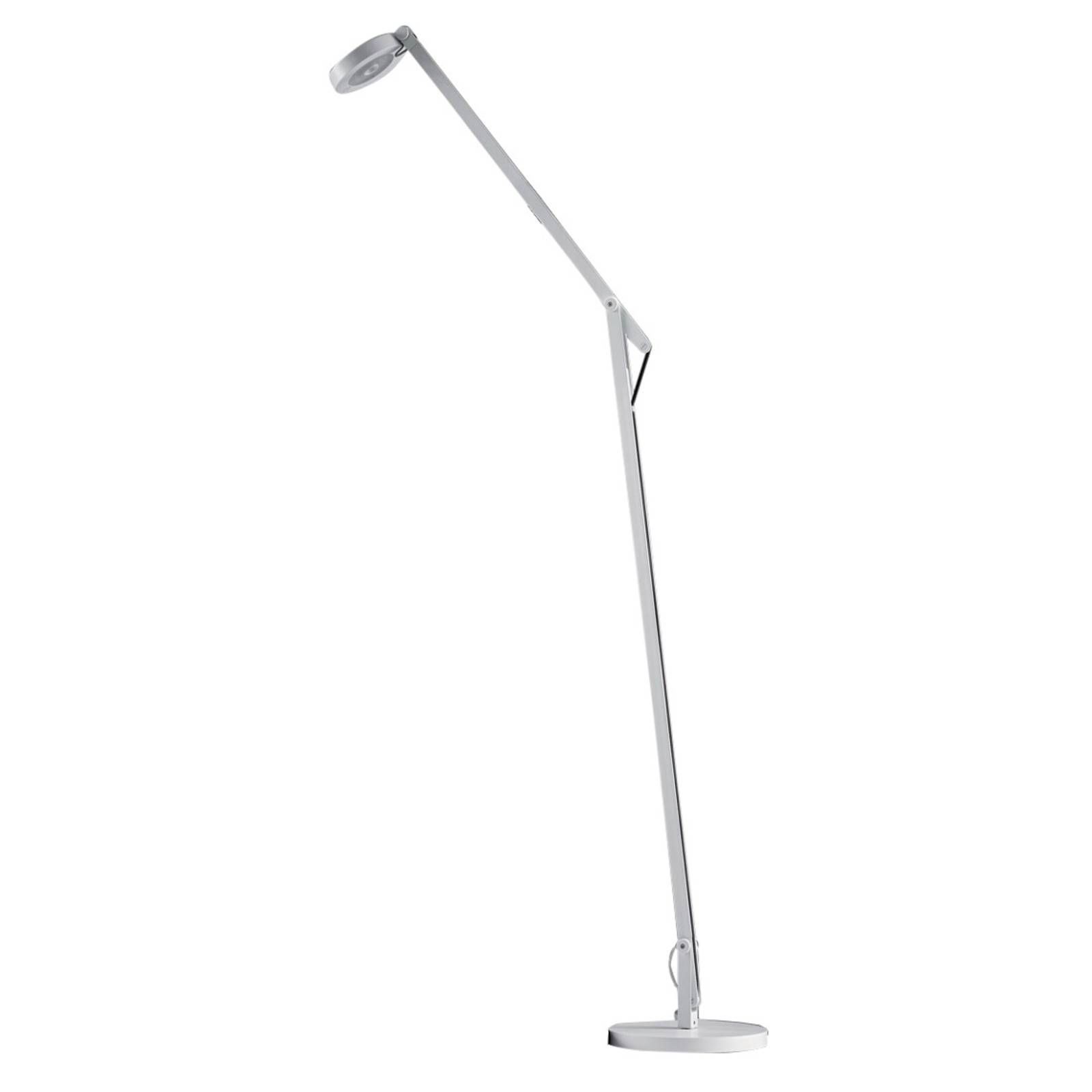 Rotaliana String F1 LED floor lamp white, black, for Living / Dining Room, aluminium, polycarbonate, fabric, 9 W, H: 87 cm
