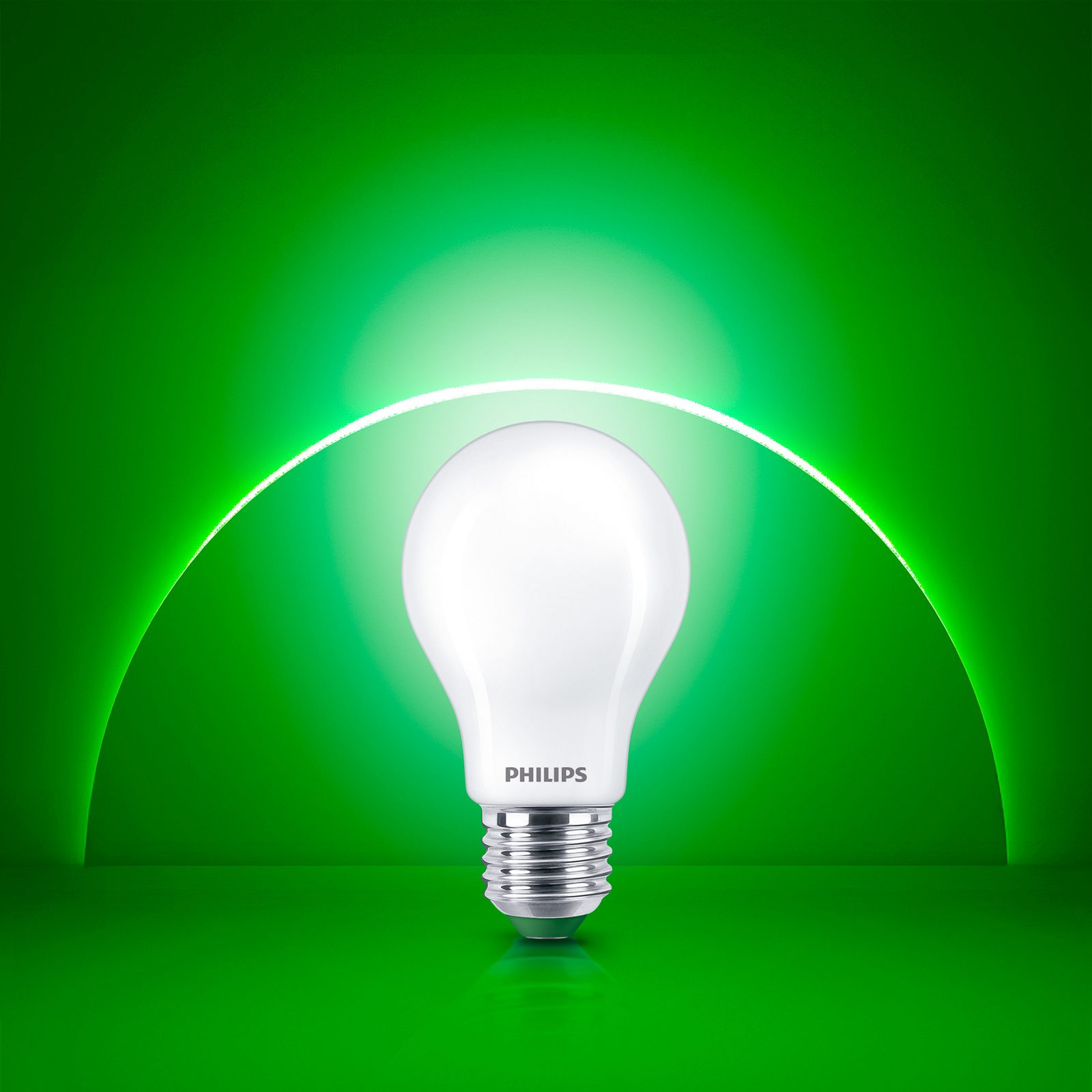 Philips E27 LED-pære A60, 5,2W 1095lm 4 000 K matt Philips E27 LED-pære A60, 5,2W 1095lm 4 000 K matt