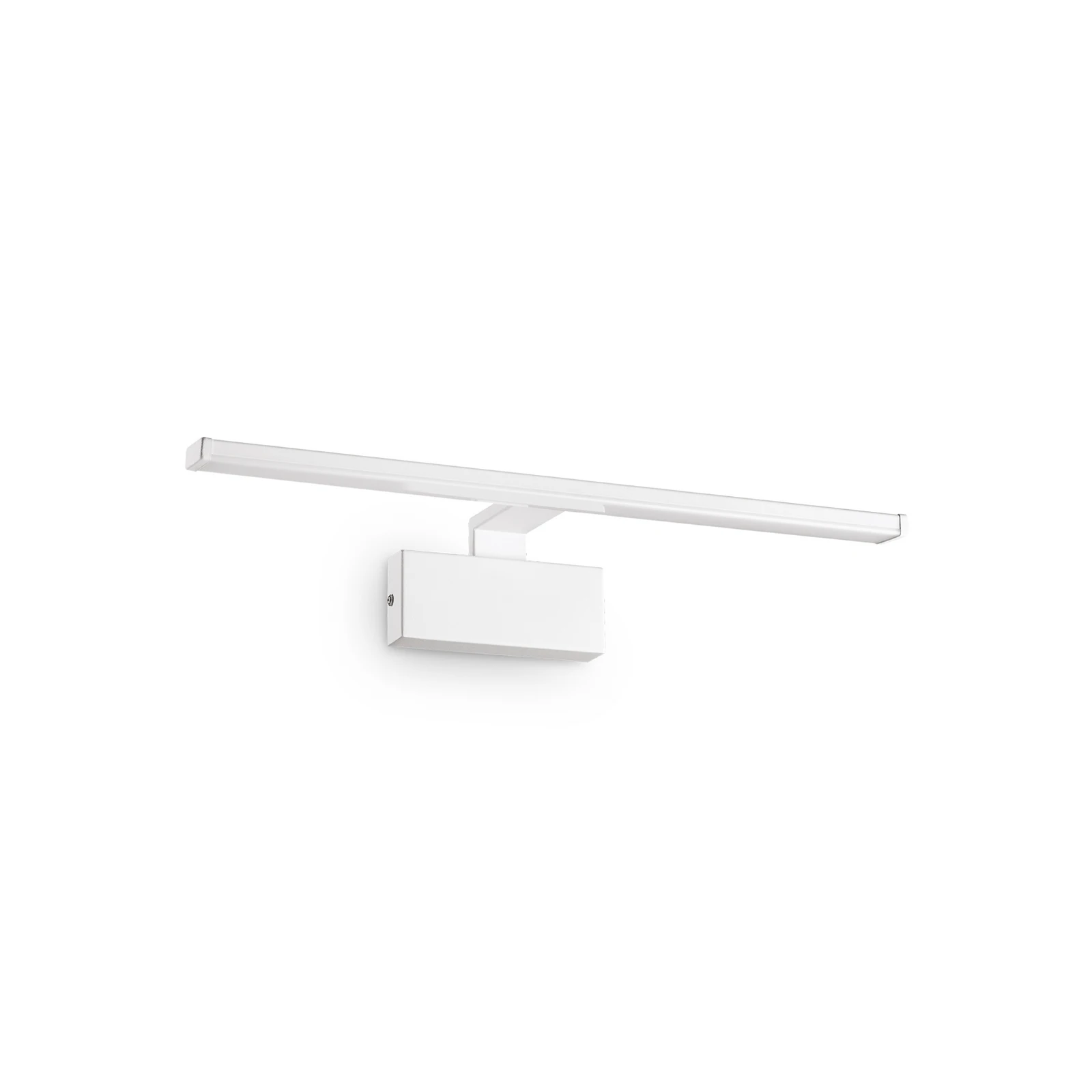 Aplică LED IDEAL LUX Alma, alb metalic, lățime 51 cm