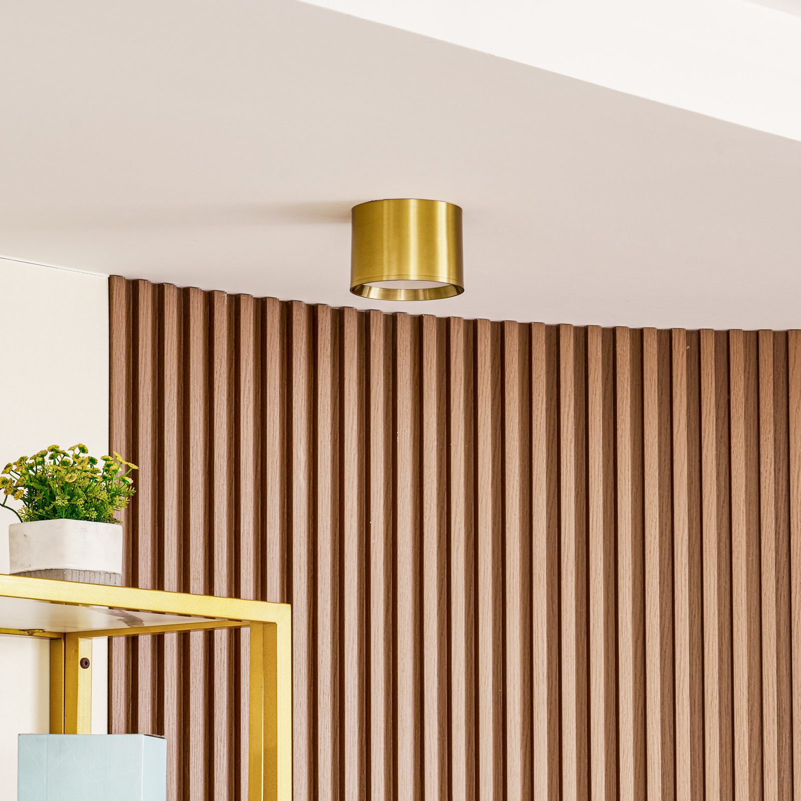 Nivoria LED Spot Ø12 Gold - Lindby