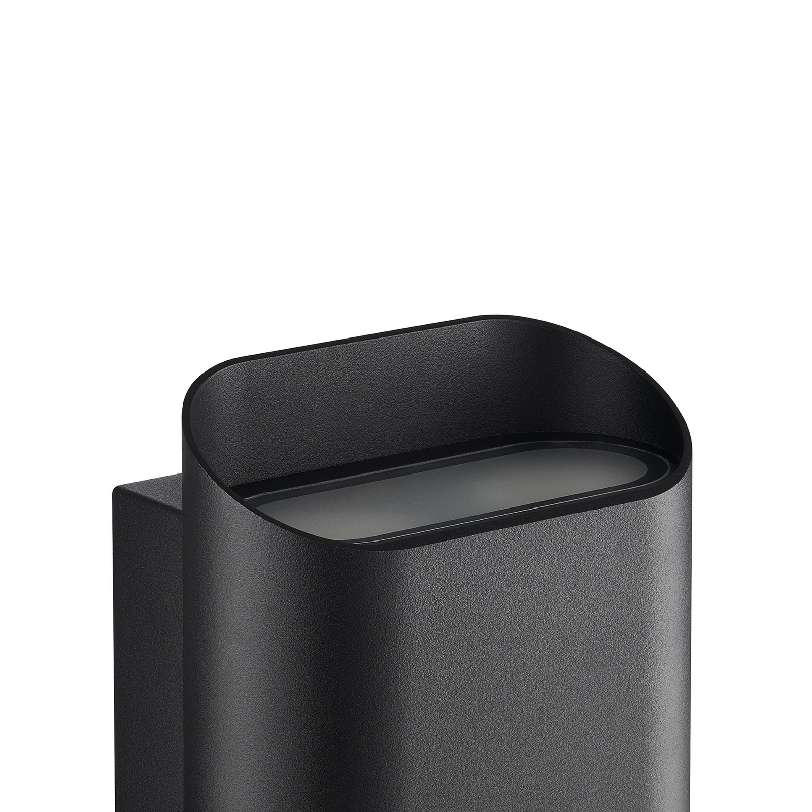 Venkovní nástěnné svítidlo Nico 22 Round, černá, kovová, svítí nahoru i dolů, Venkovní nástěnné svítidlo Nico 22 Round, černá, kovová, svítí nahoru i dolů,