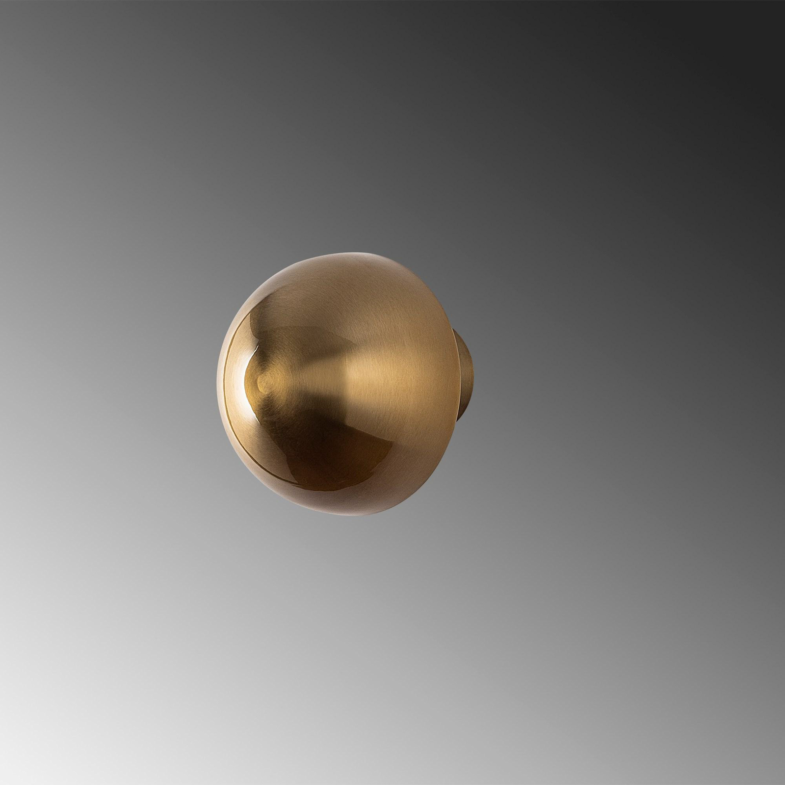 Wall light Fungal 13361, gold-coloured, metal, Ø 16 cm