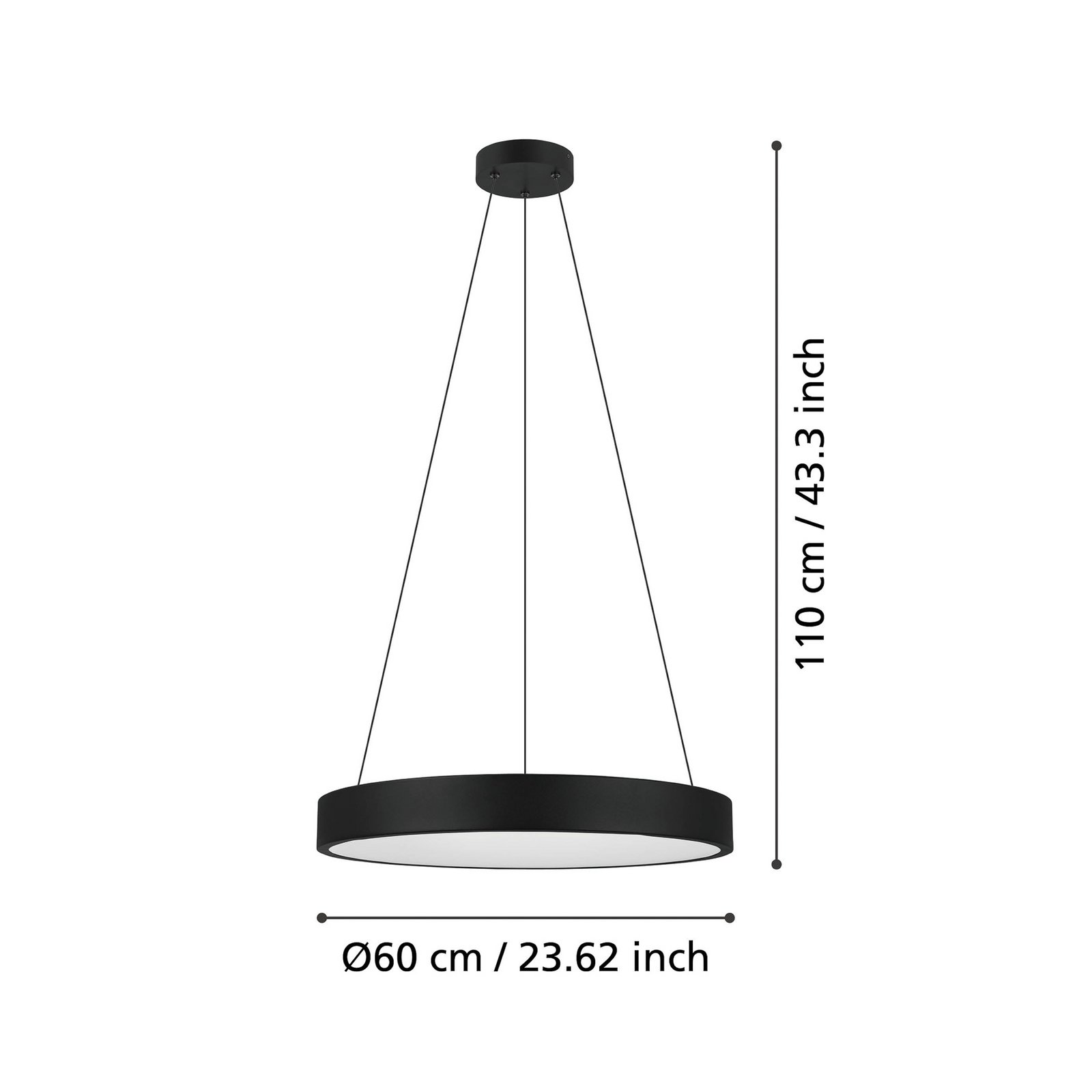 EGLO connect Marghera-Z LED-Pendelleuchte