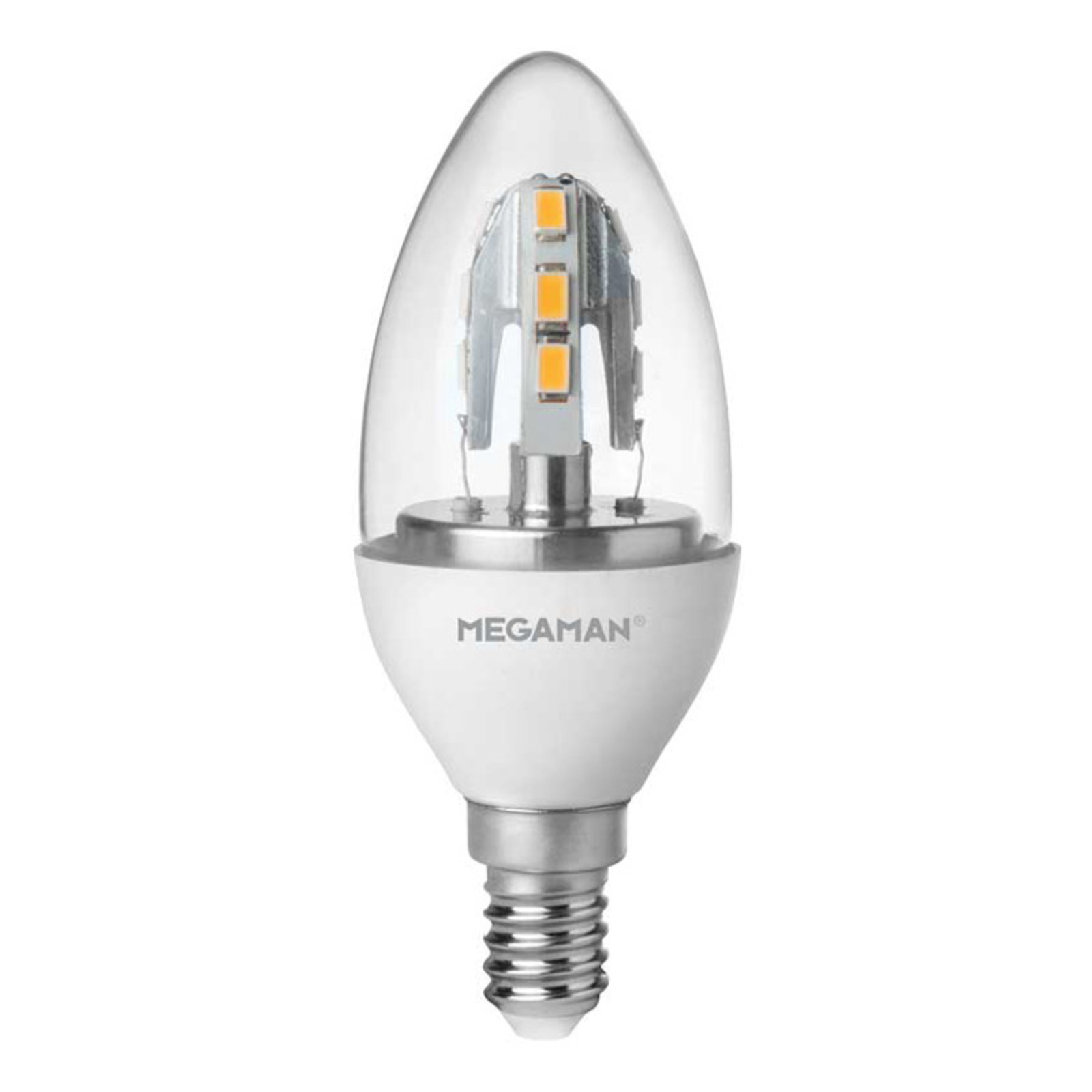 E14 3,5W 828 LED-Crystal-Kerzenlampe, klar