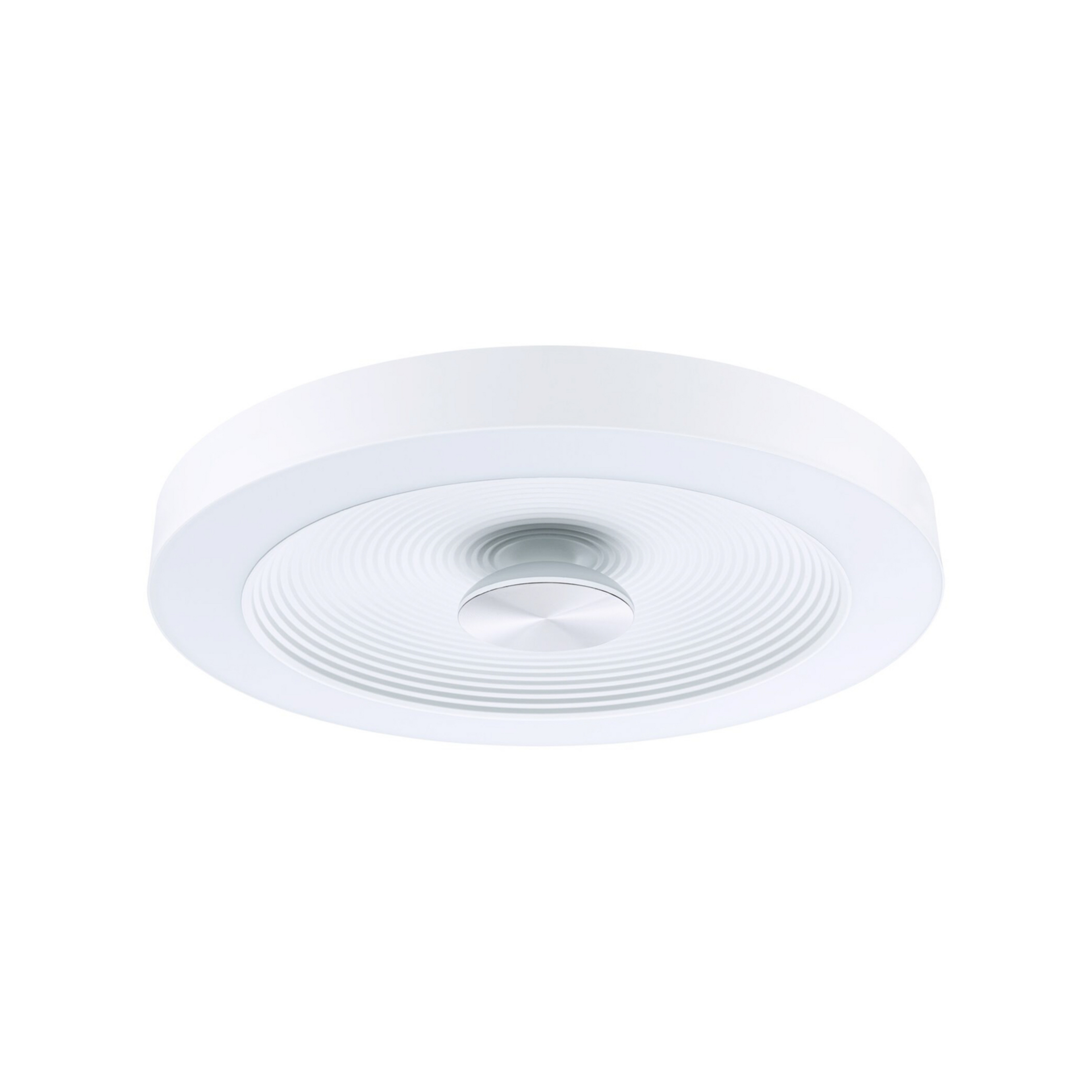 Volea LED Plafonnier Ø40 IP44 Dim. Blanc/Argent - Paulmann