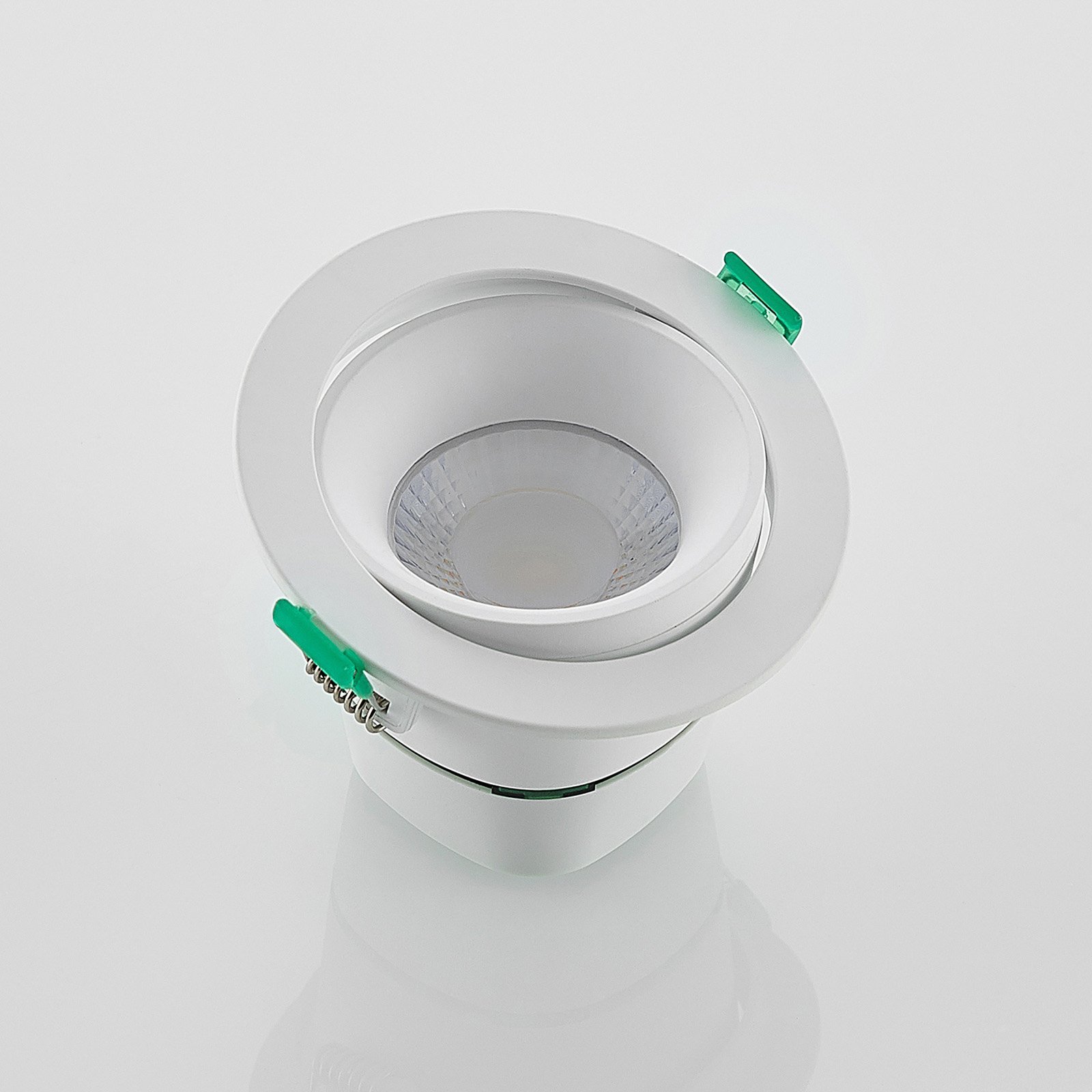 Φωτιστικό εσοχής LED Arcchio Katerin, λευκό, περιστρεφόμενο, σετ 3 τεμαχίων