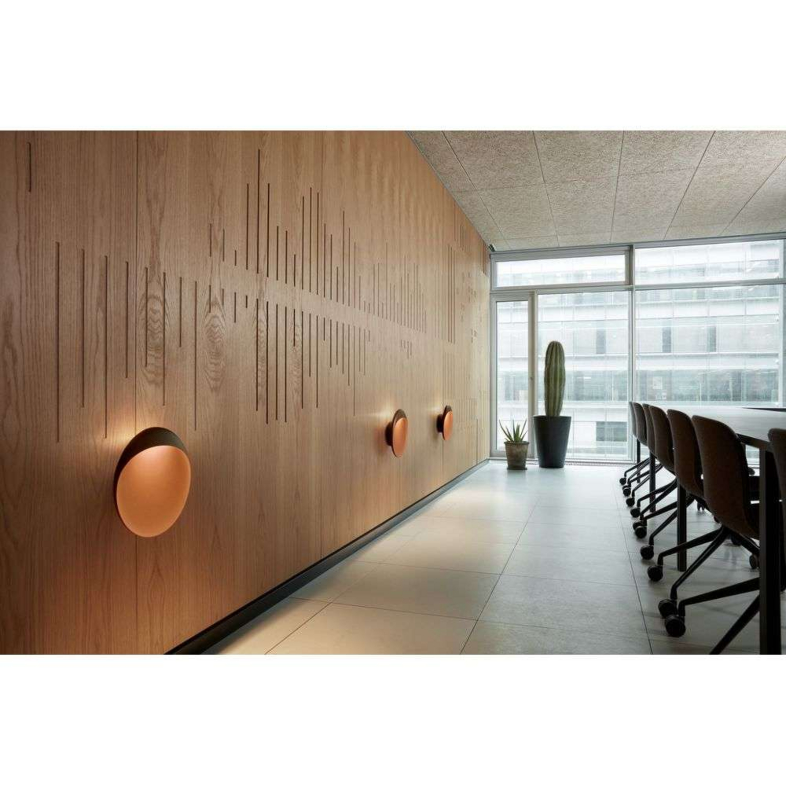 Flindt Vägglampa Ø400 2700K Corten - Louis Poulsen